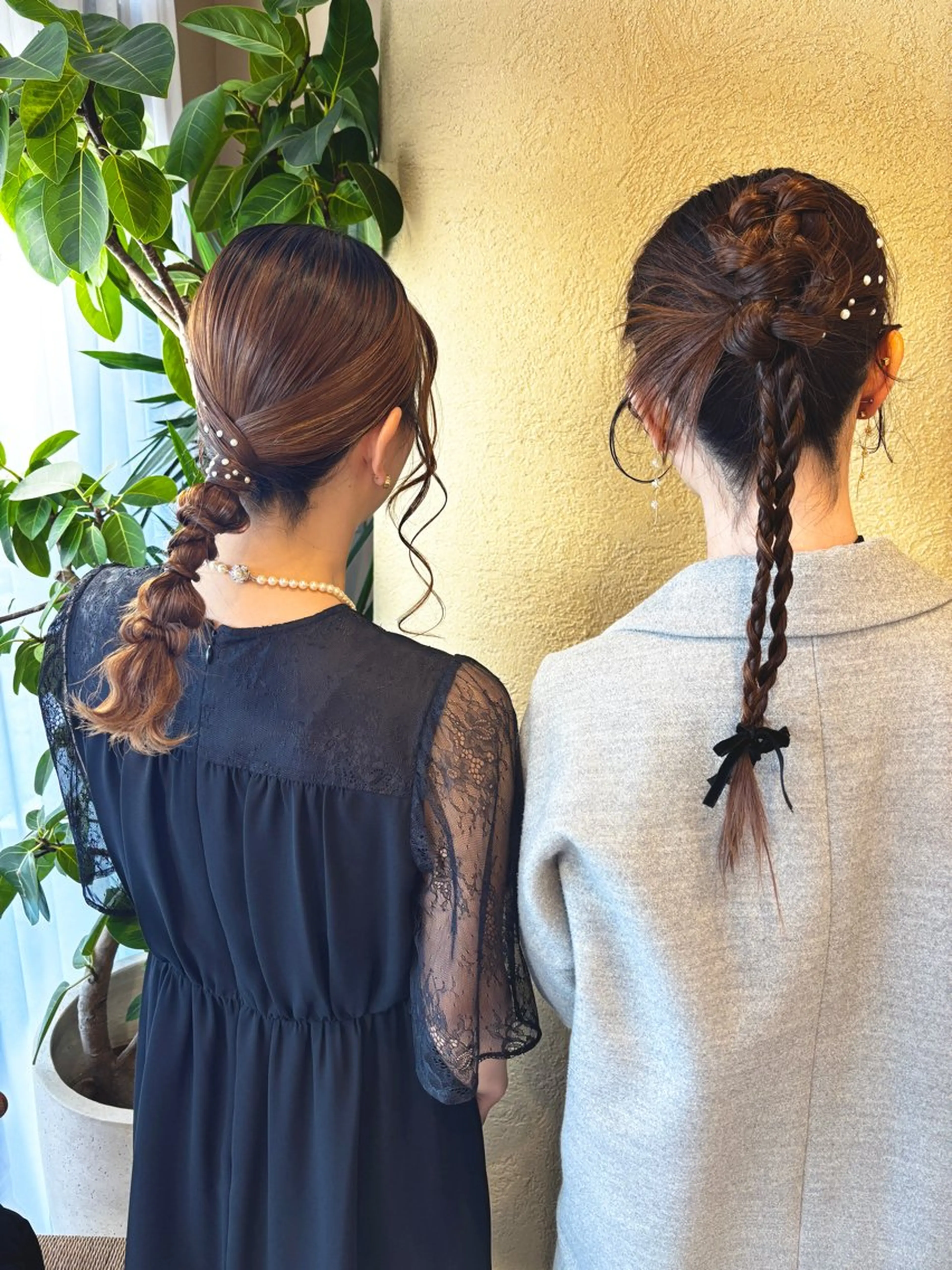 ロング ヘアアレンジ え りのヘアスタイル