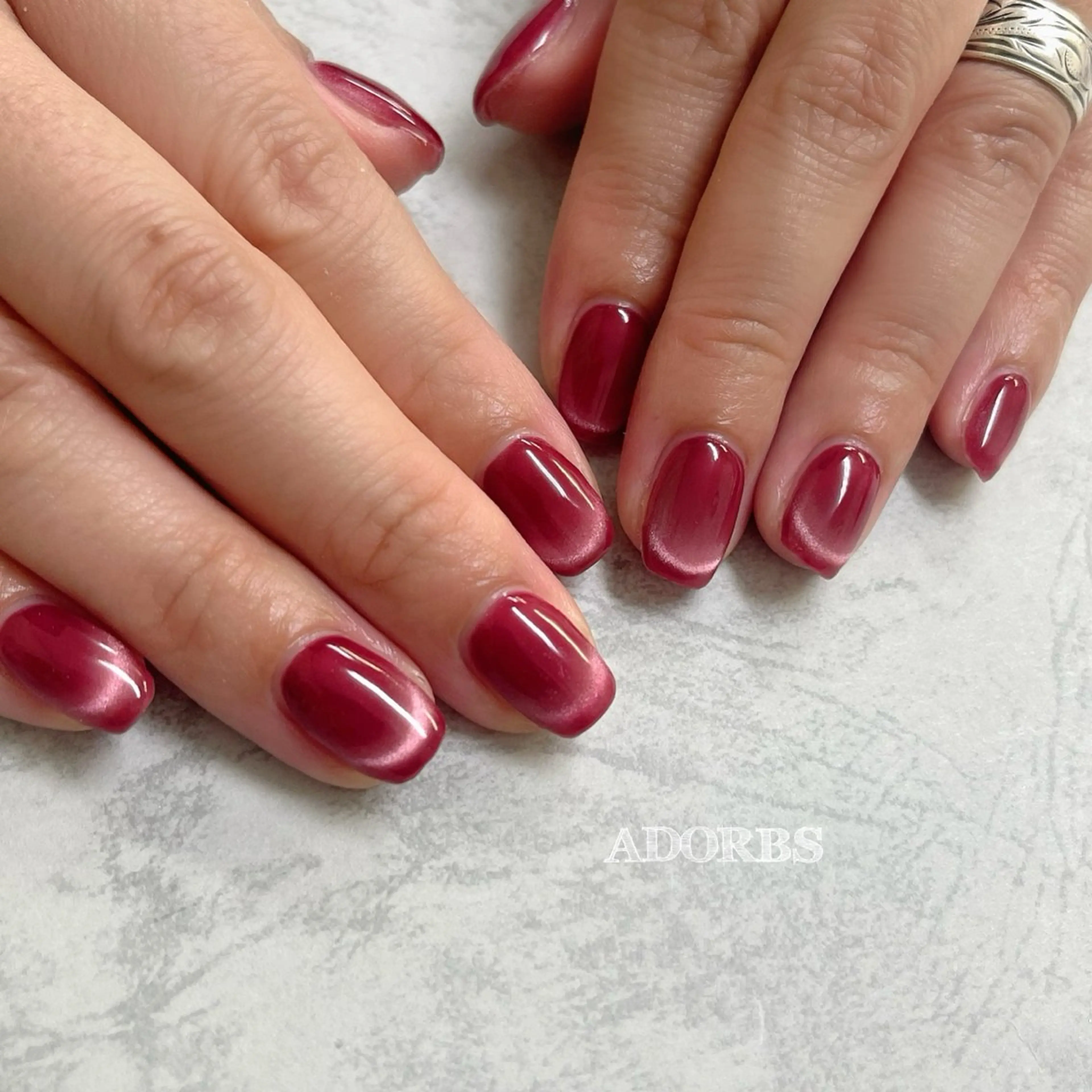 ネイル マグネットネイル ハンドネイル ADORBS ✩上福岡のネイルデザイン