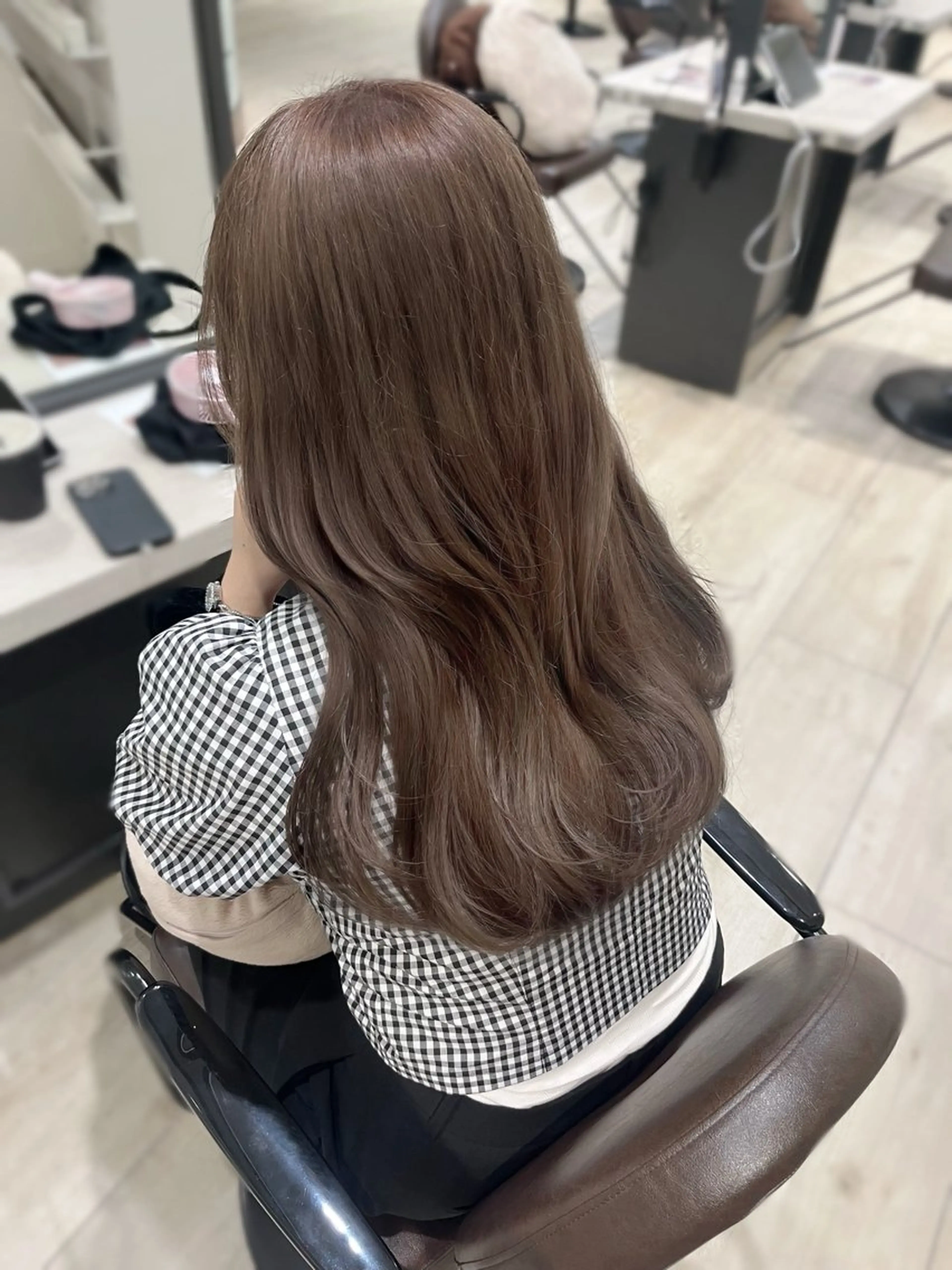 カラー ベージュカラー ブリーチ ブリーチなしカラー 上品モテガーリー Rena🎀のヘアスタイル