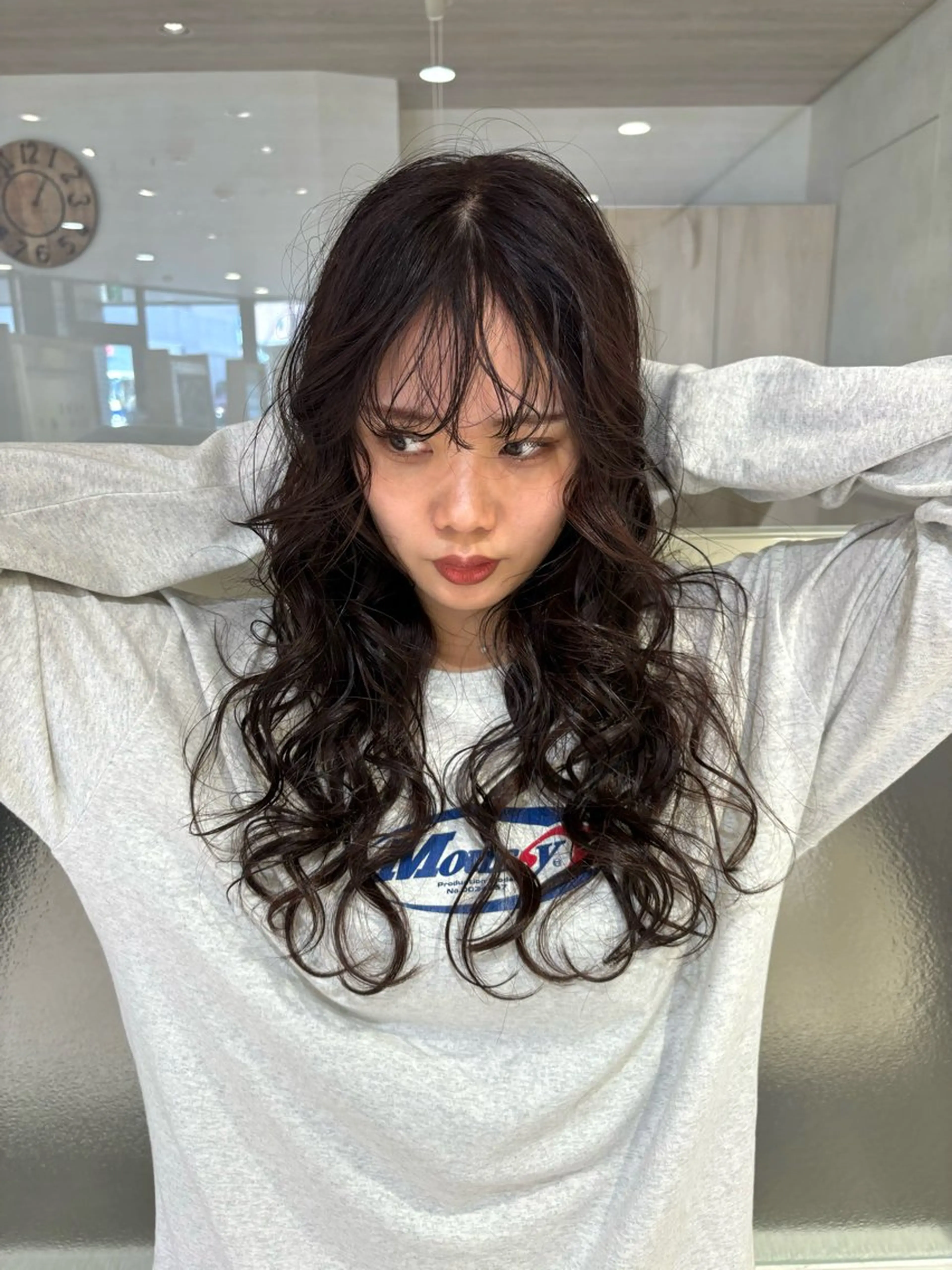 ロング カット ヘアカラー パーマ izumi/ ボブ/パーマのヘアスタイル