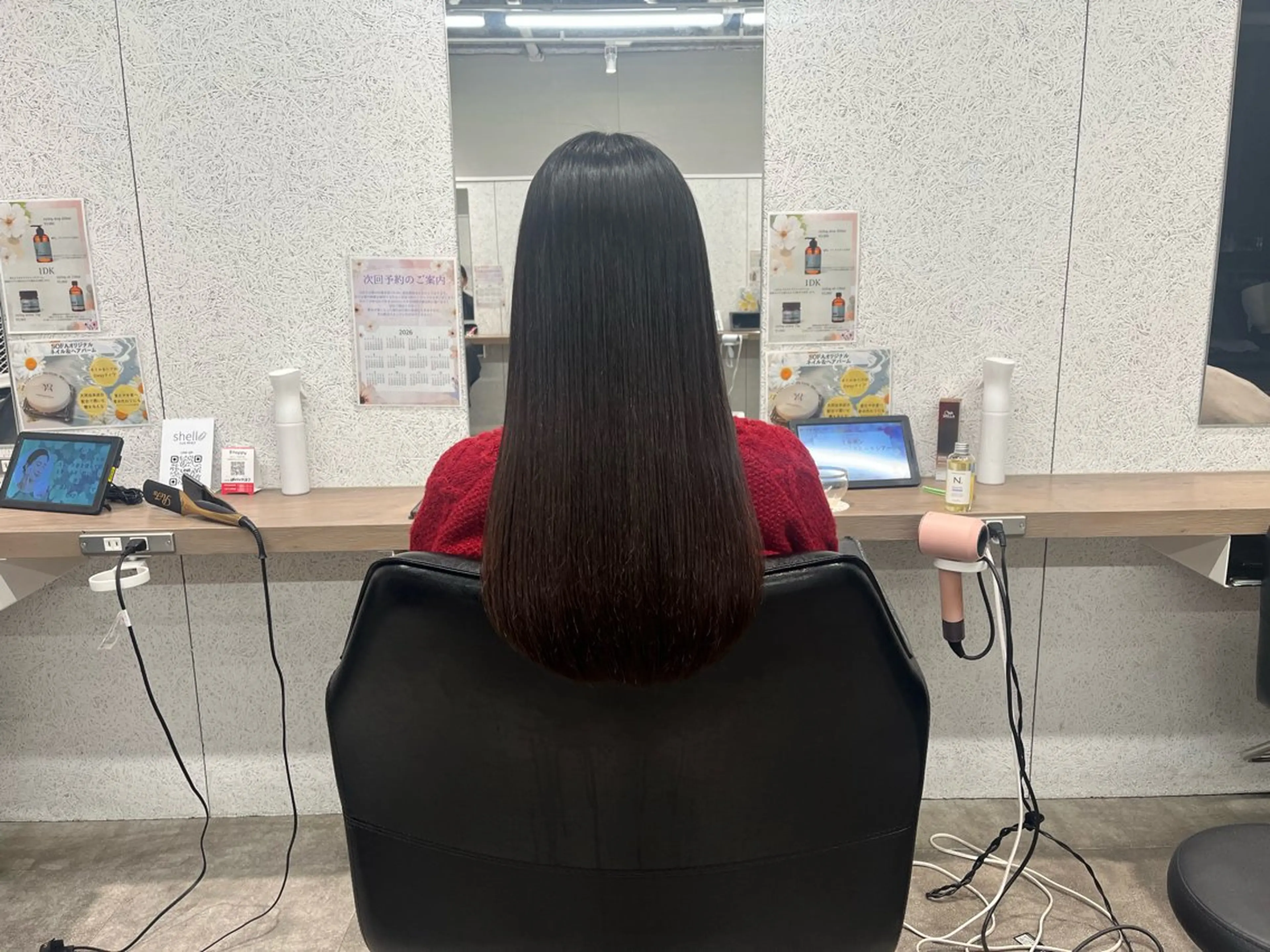 ロング ヘアアレンジ カット 縮毛矯正 トリートメント 🍓艶髪/艶カラー ハイトーン/しんたにのヘアスタイル