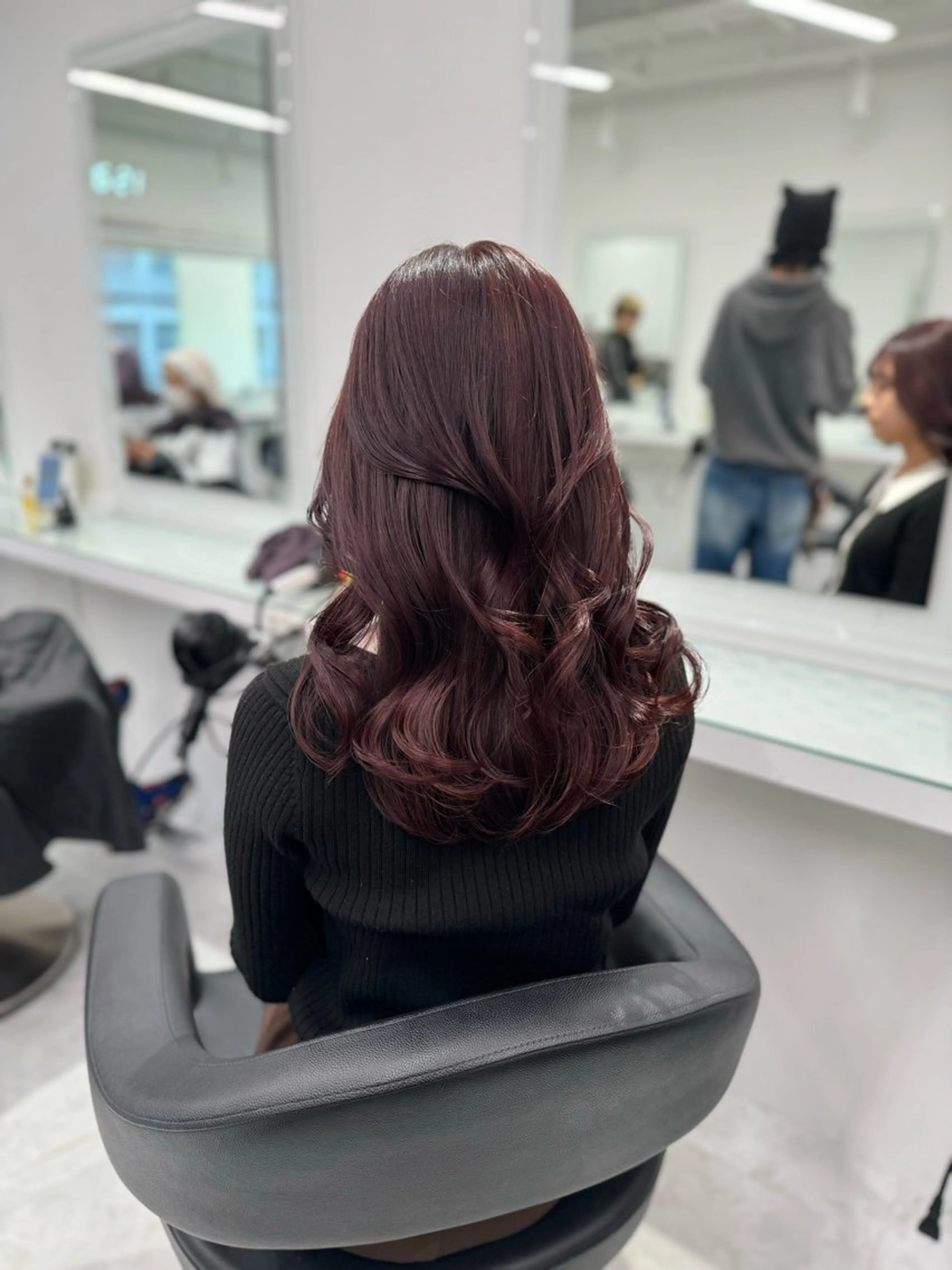 ロング カラー ヘアアレンジ カット ヘアカラー トリートメント ブリーチ無し透明感 🕊AZUSAのヘアスタイル