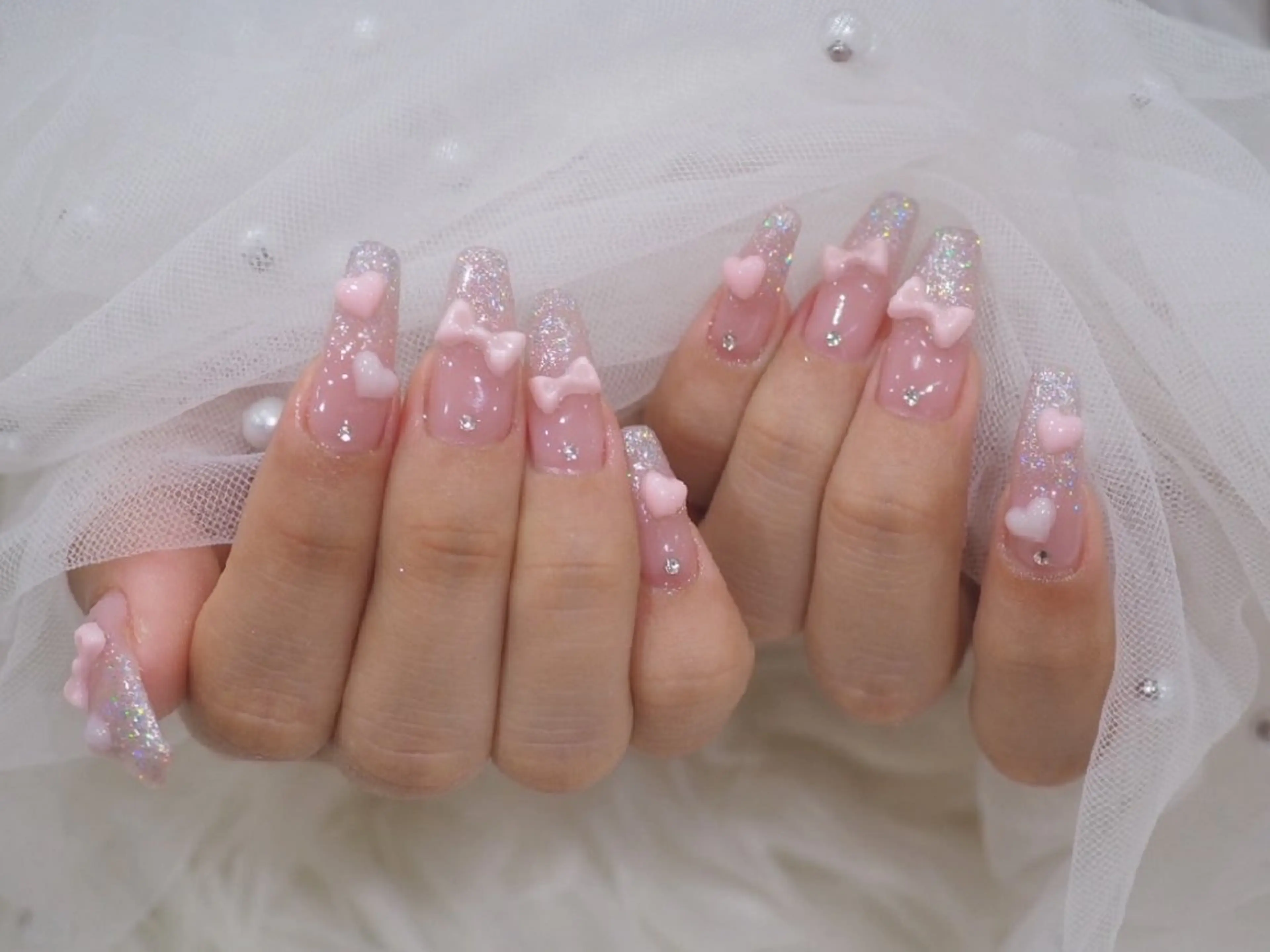 ミディアム ハンドネイル 岡林 優美のネイルデザイン