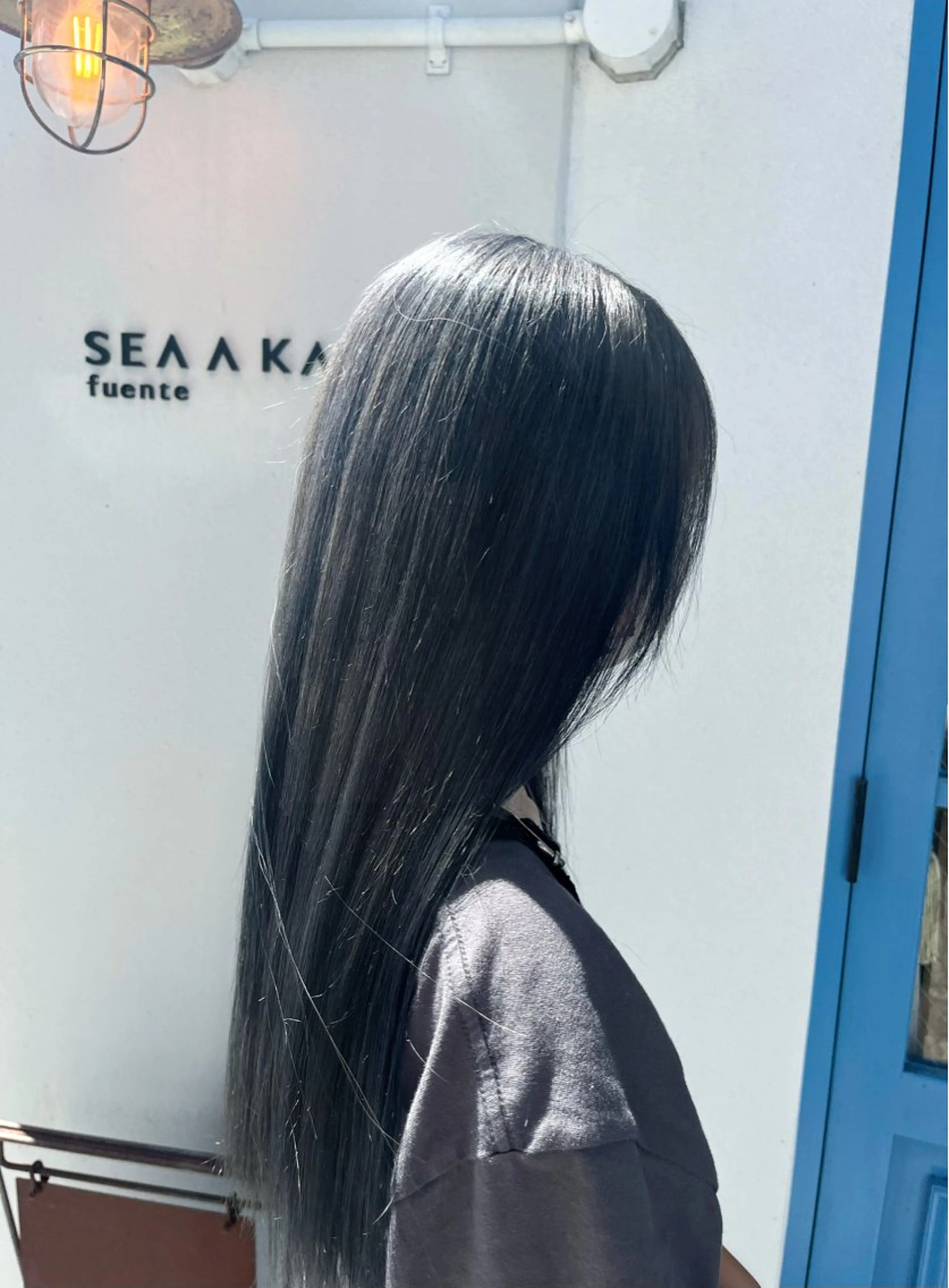 ロング カラー ダブルカラー 中川 もえか【明石】のヘアスタイル