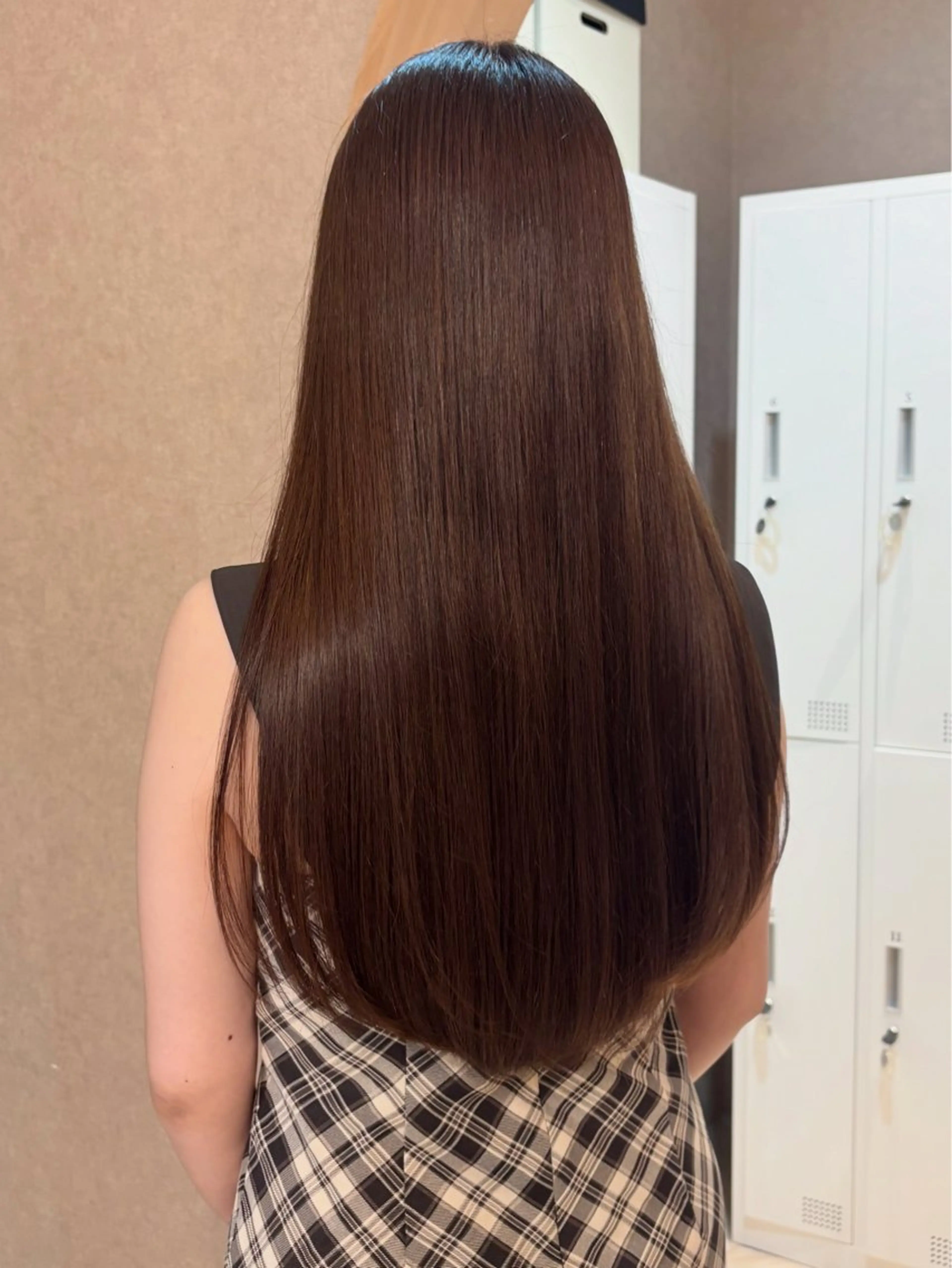 ロング カット ヘアカラー トリートメント 似合わせ/ベージュ /レイヤー/りほ🤍のヘアスタイル