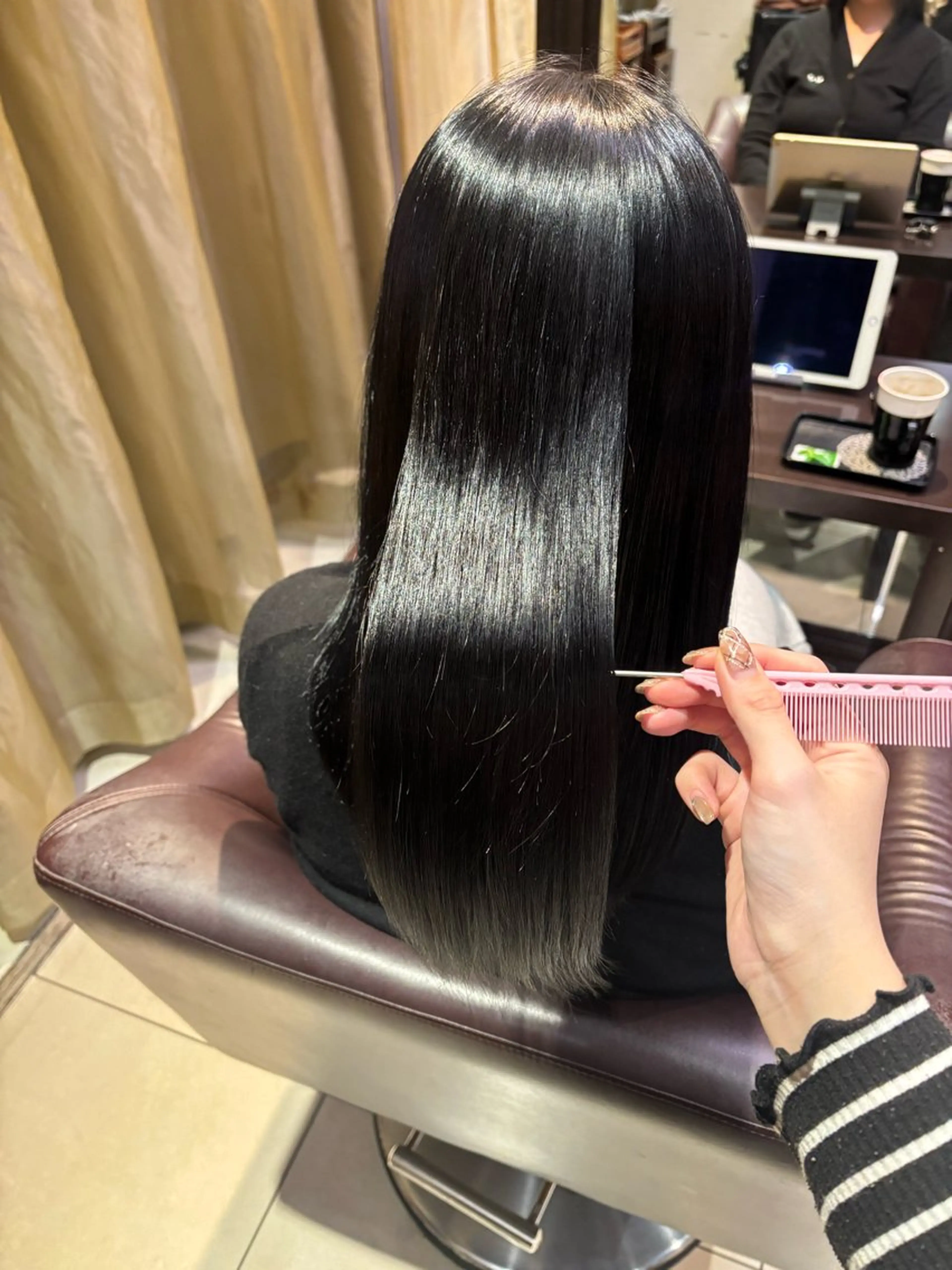 セミロング カラー rad心斎橋 airi۫ ꣑ৎのマツエク・マツパデザイン