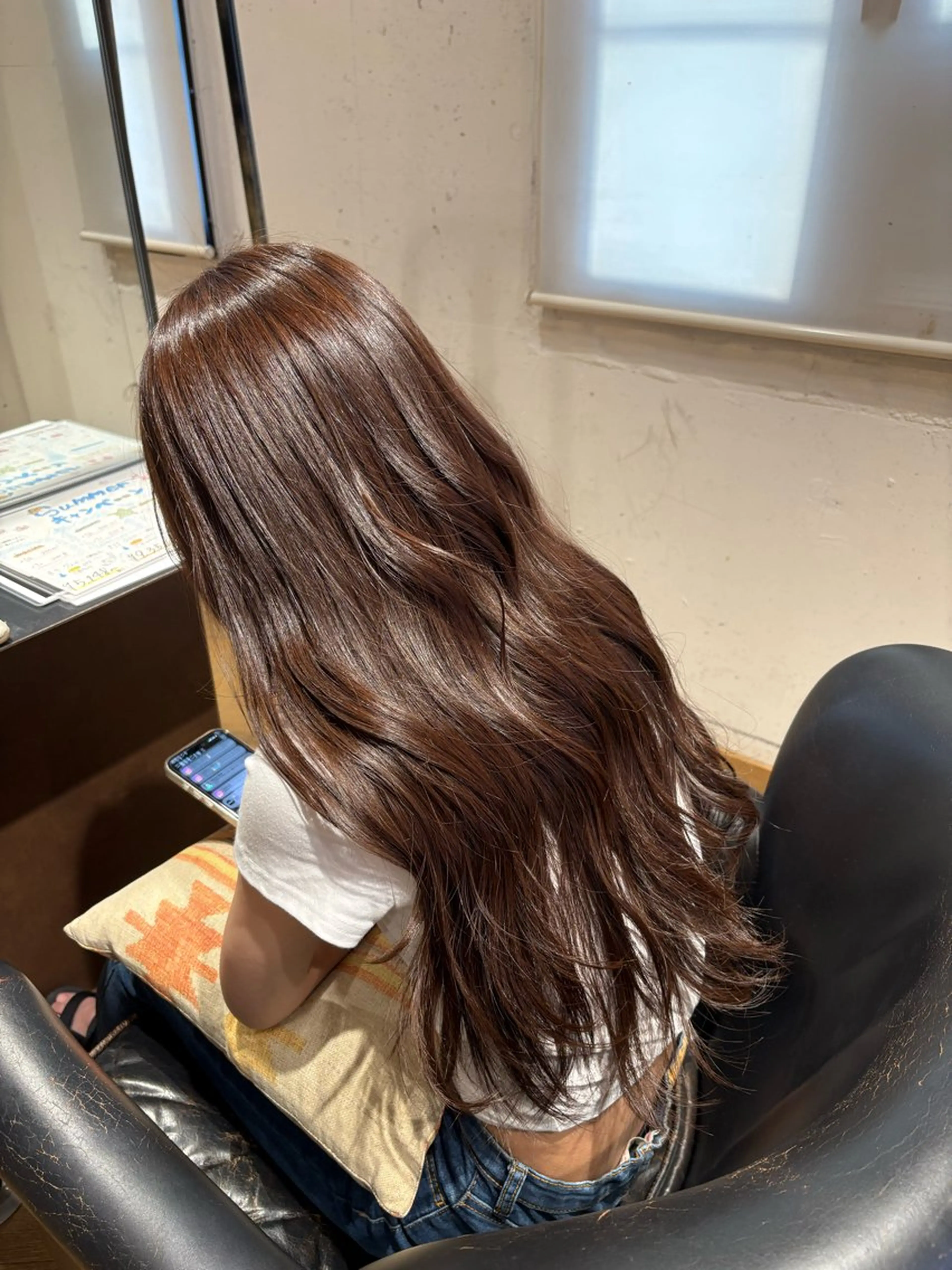 ロング ヘアカラー 荒川 匠磨のヘアスタイル