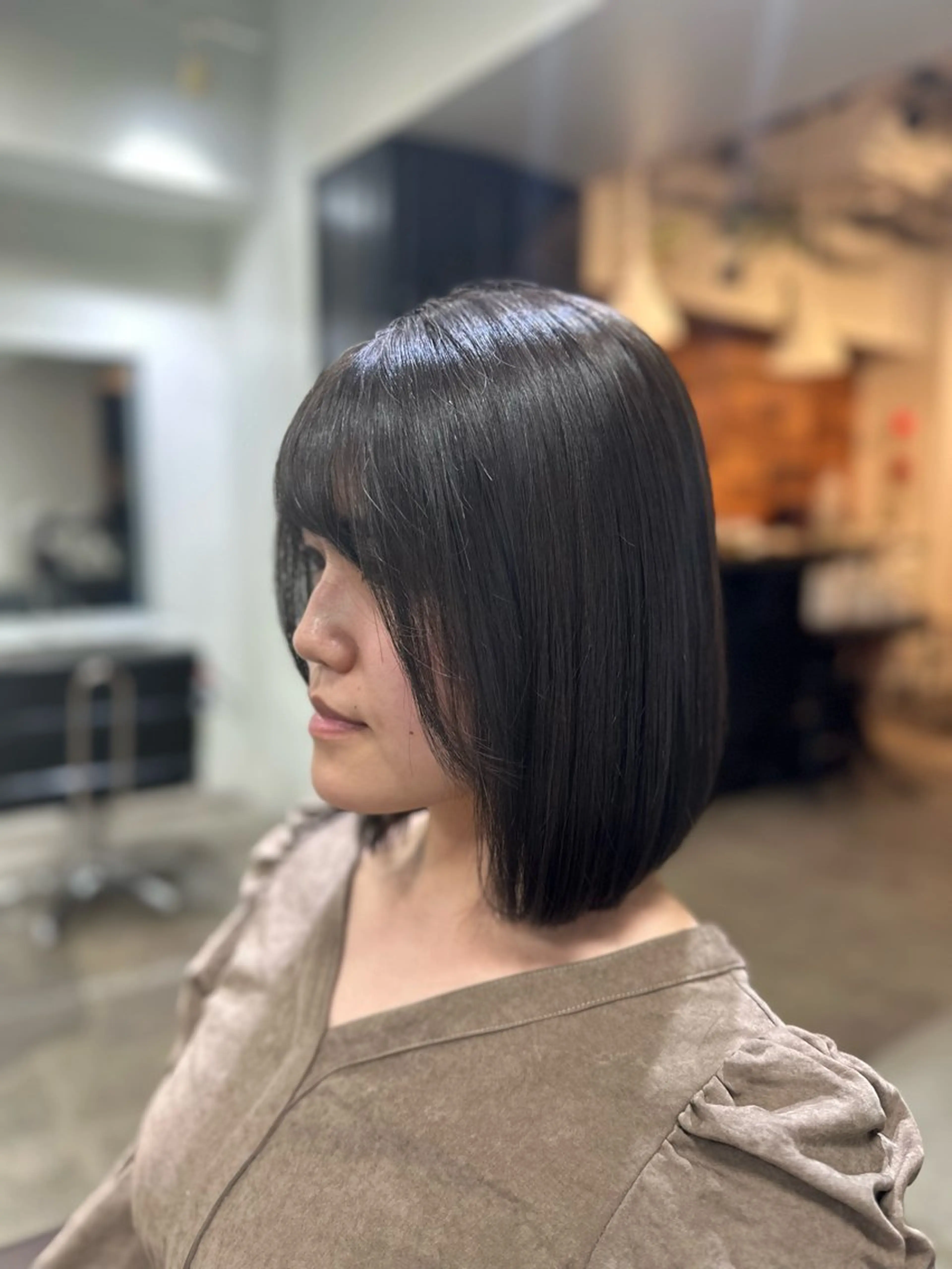 ショート カラー ボブ/レイヤー/透明 感カラー/dai🌿のヘアスタイル