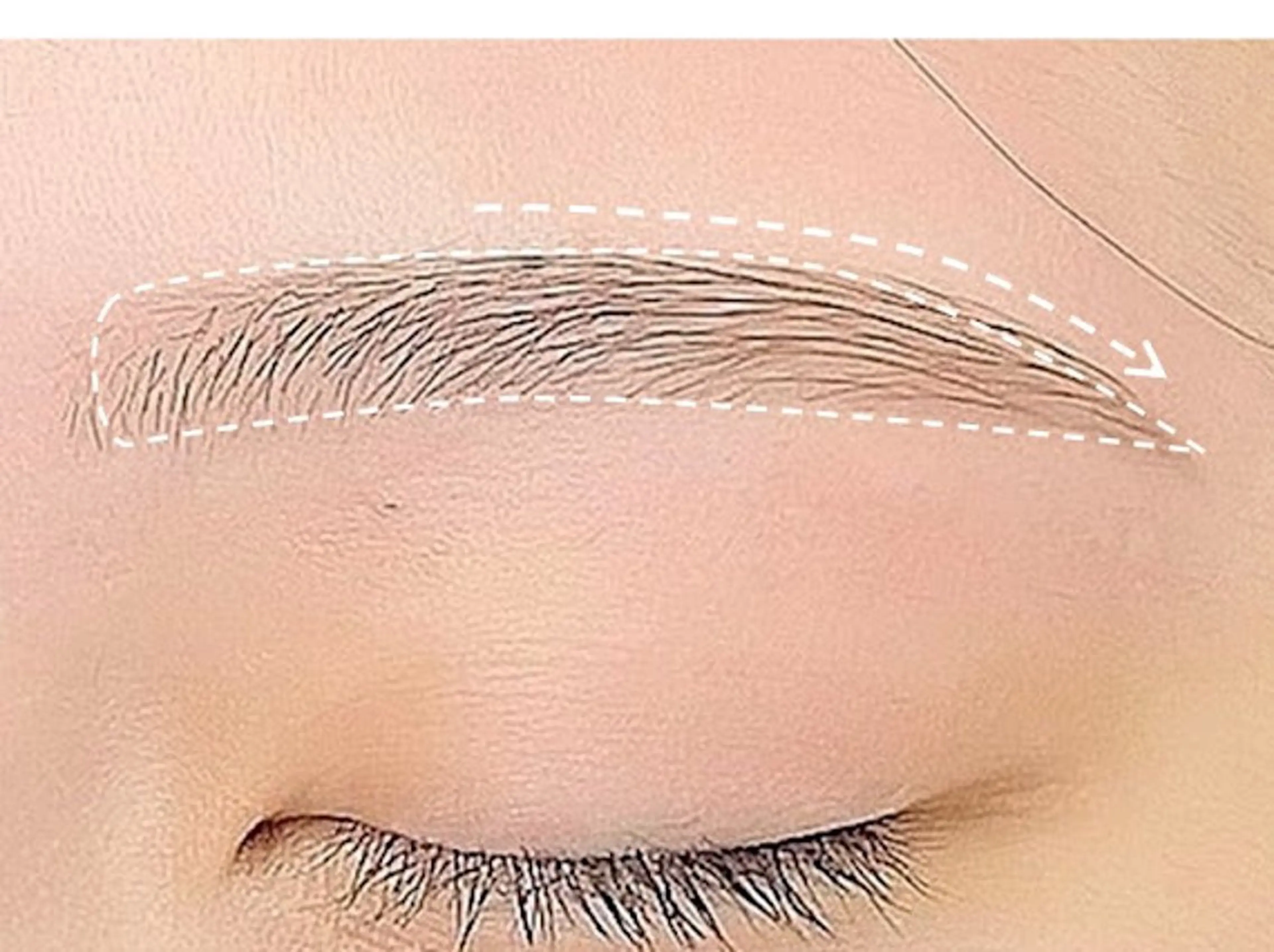 《ナチュラル眉🌱》美眉アイブロウWAX＋間引き (メイク込) ¥4700の写真