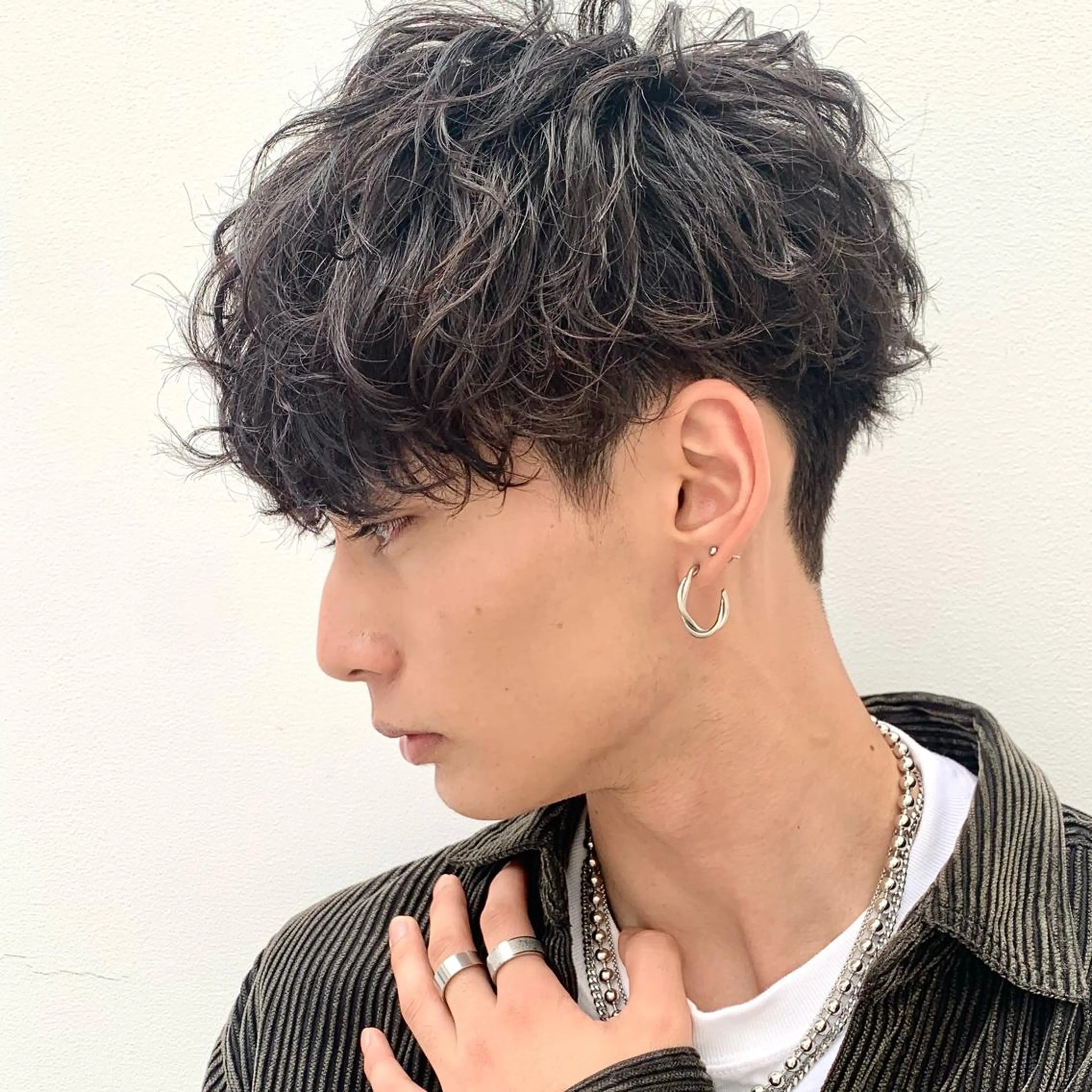 ショート パーマ メンズ メンズパーマ ツイストスパイラルパーマ スパイラルパーマ 丁寧なカウンセリング 🌿Chiemi🌿のヘアスタイル