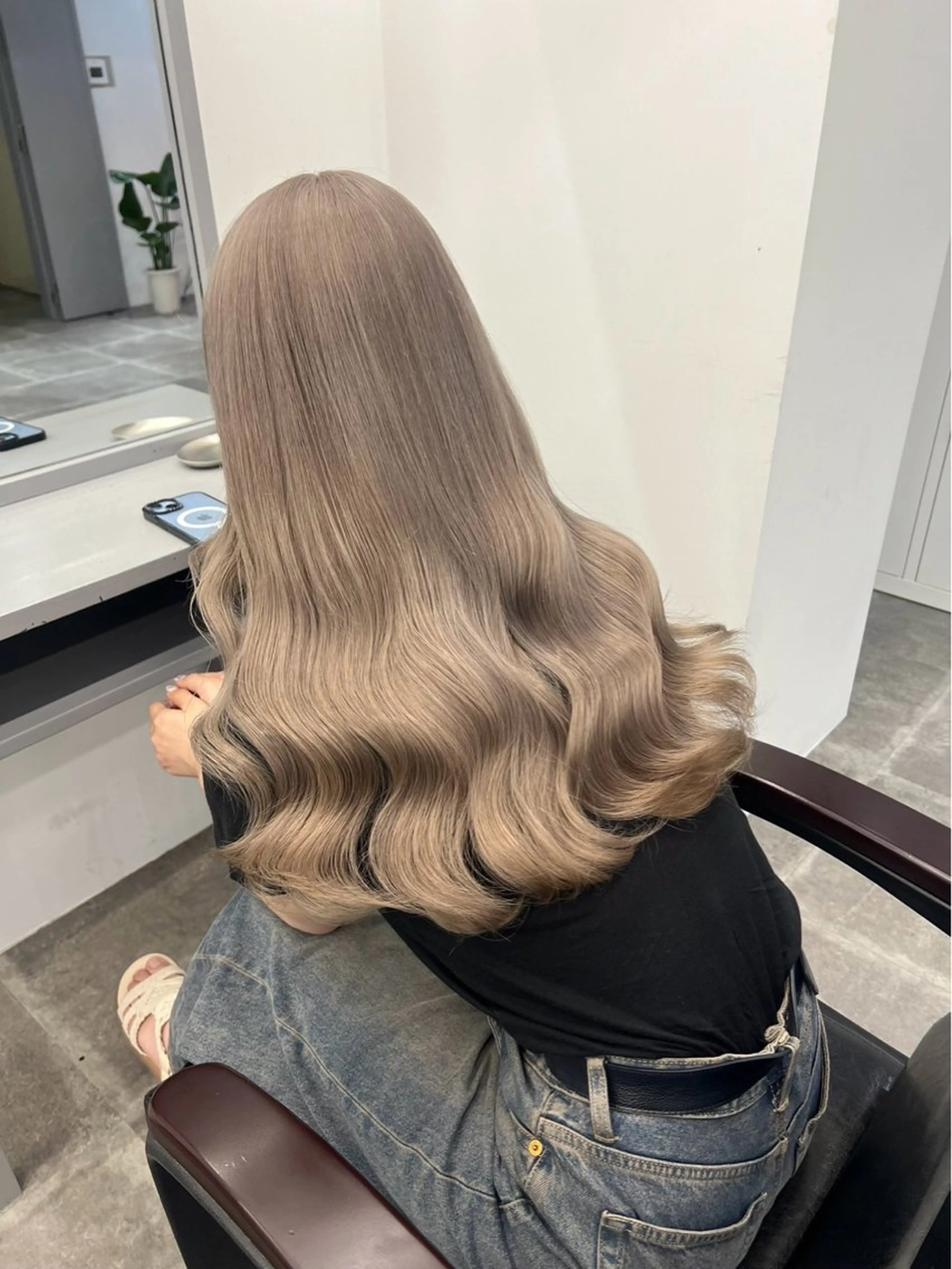 カラー ヘアカラー トリートメント 🐬透明感カラー/ ハイトーン/ユウ🐬のヘアスタイル