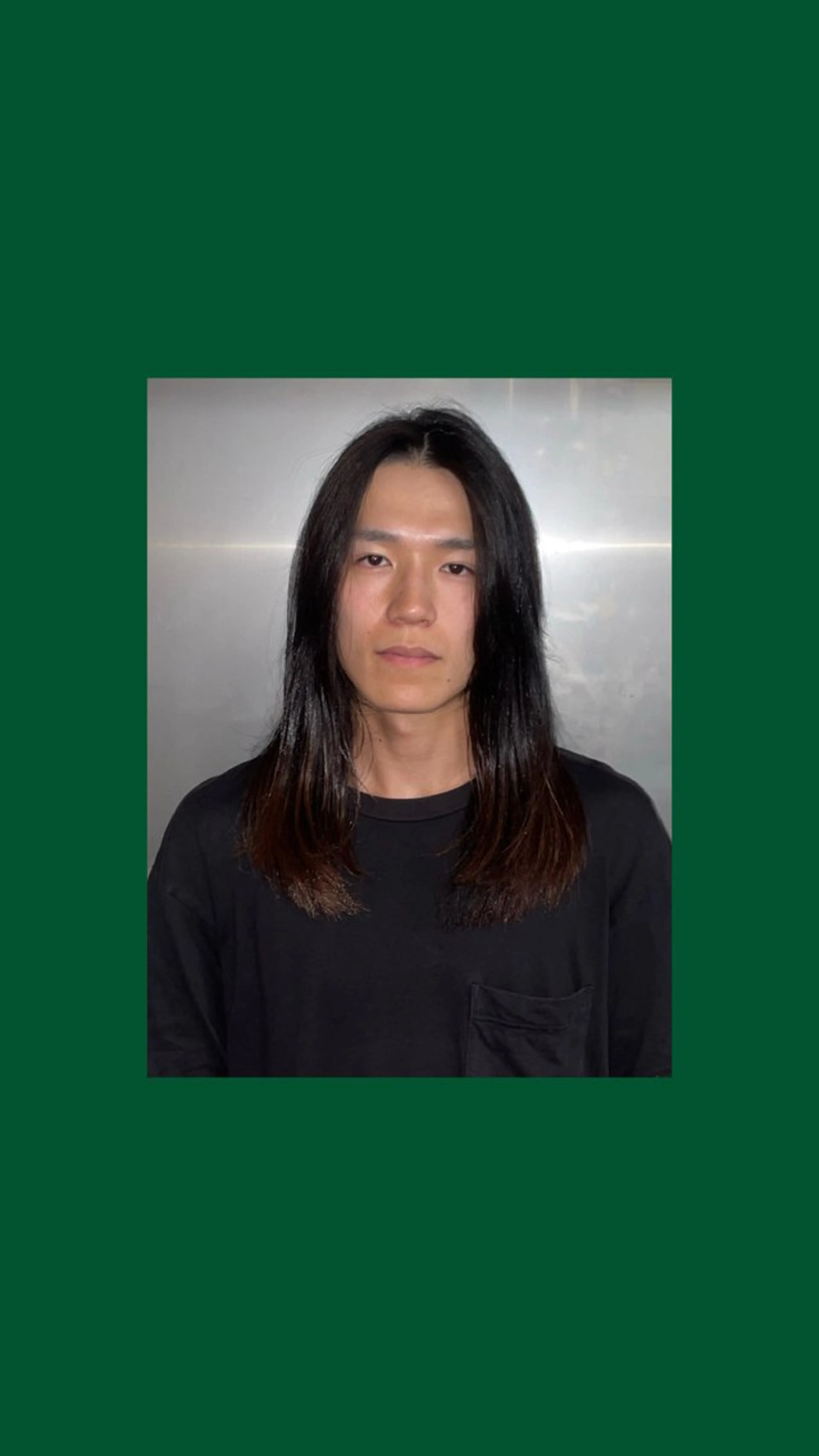 ロング メンズ ロング Guru's Cut & Stand所属・ナルケ トモヤのヘアスタイル