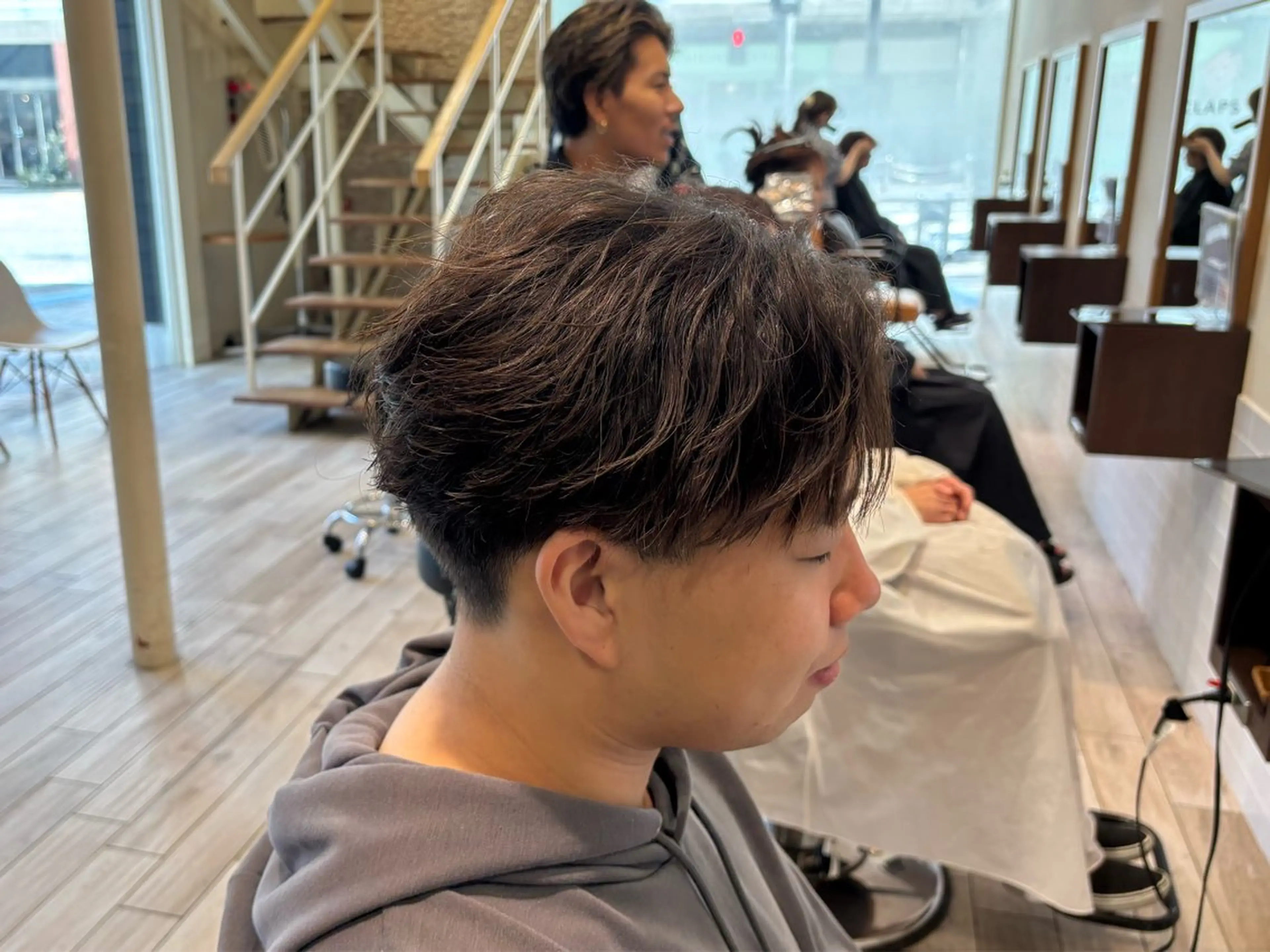 メンズ カット おもだか　がく /レディースカットのヘアスタイル