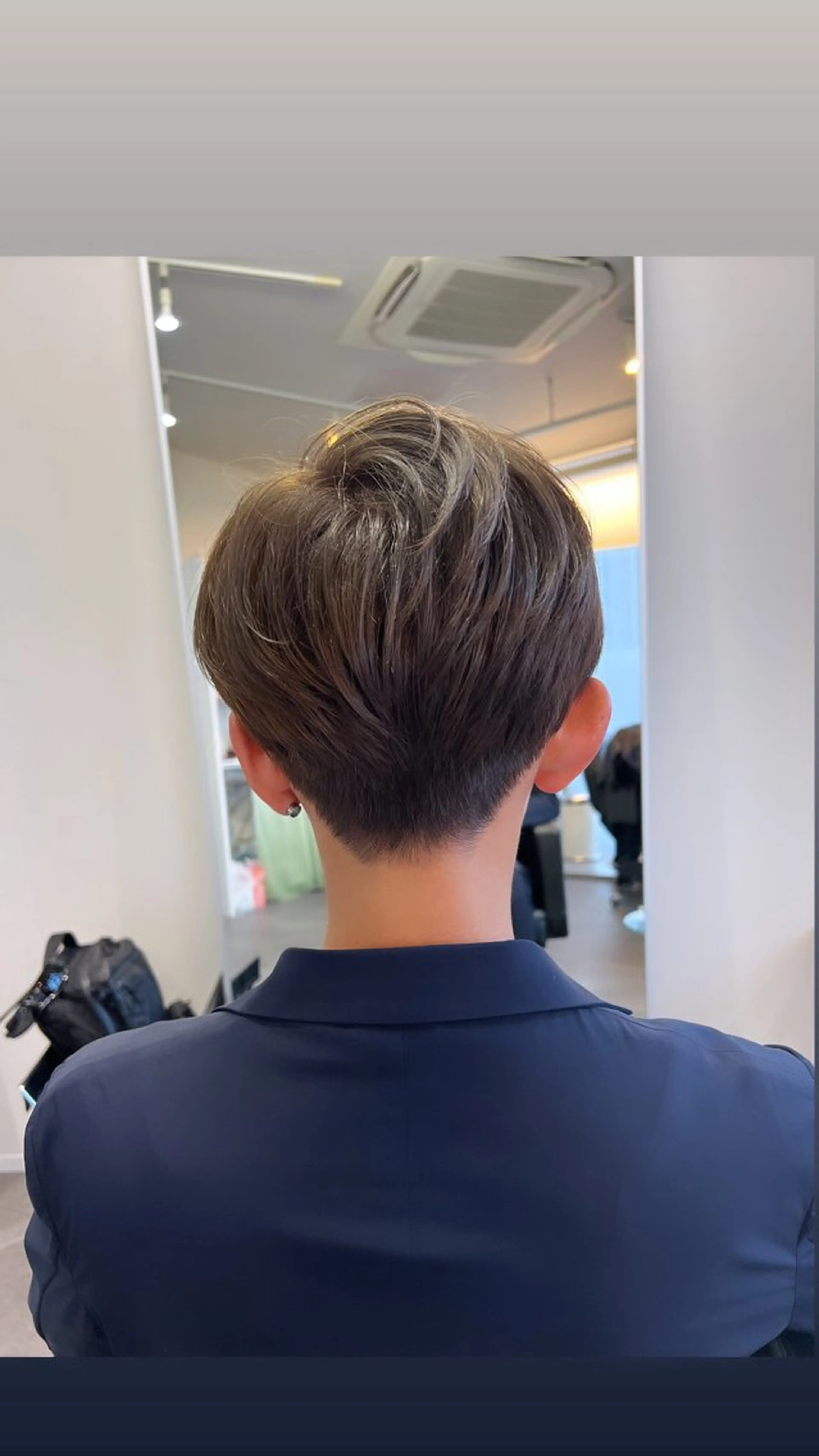 ショート カラー メンズ 刈り上げ アッシュ アッシュブラウン ブラウンカラー カット ヘアカラー ヘッドスパ ヘアセット LIBER所属・❇️メンズ特化❇️ 渋谷/花澤のヘアスタイル