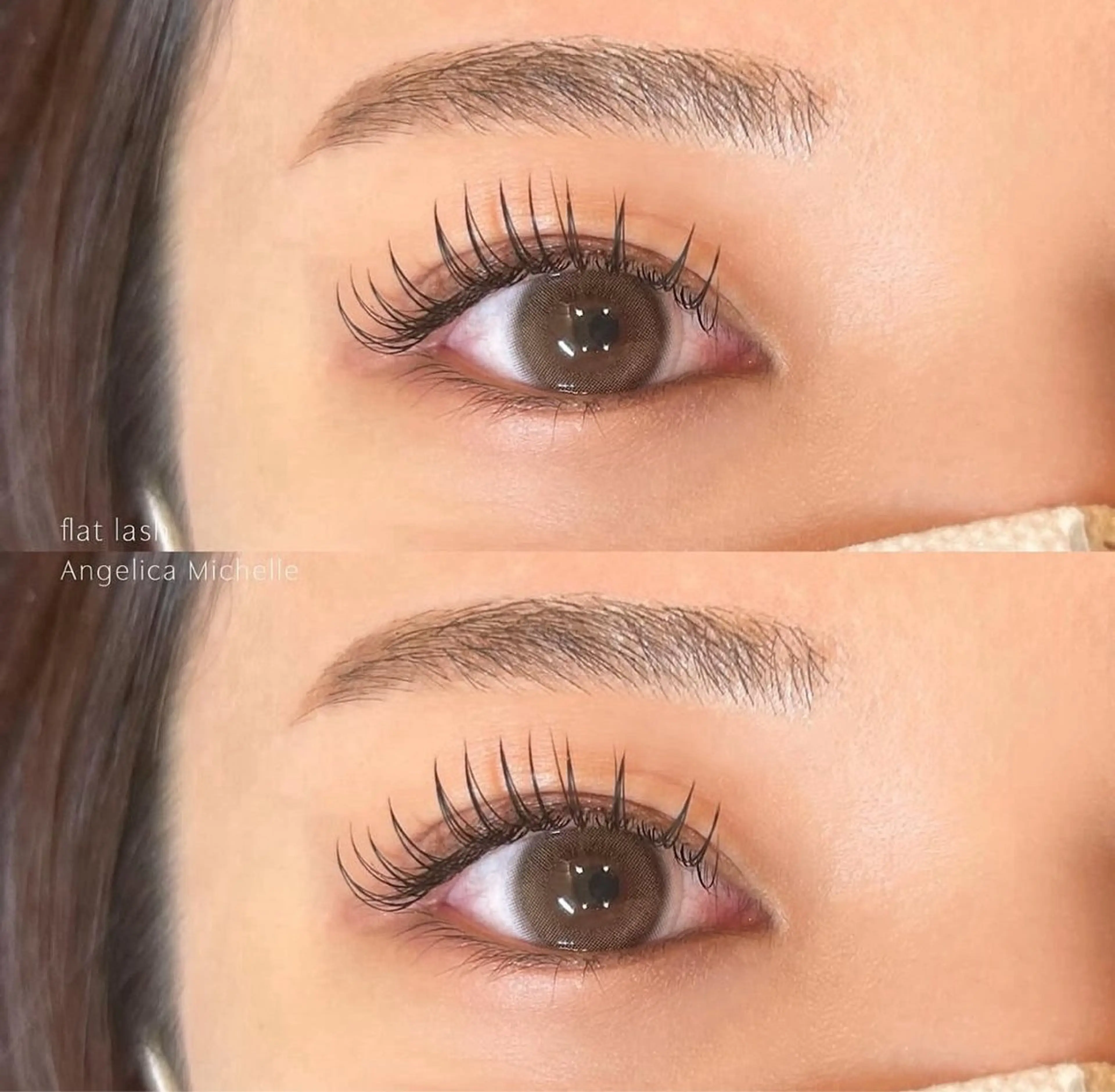 マツエク・マツパ フラットラッシュ T. Imamura🐰のマツエク・マツパデザイン