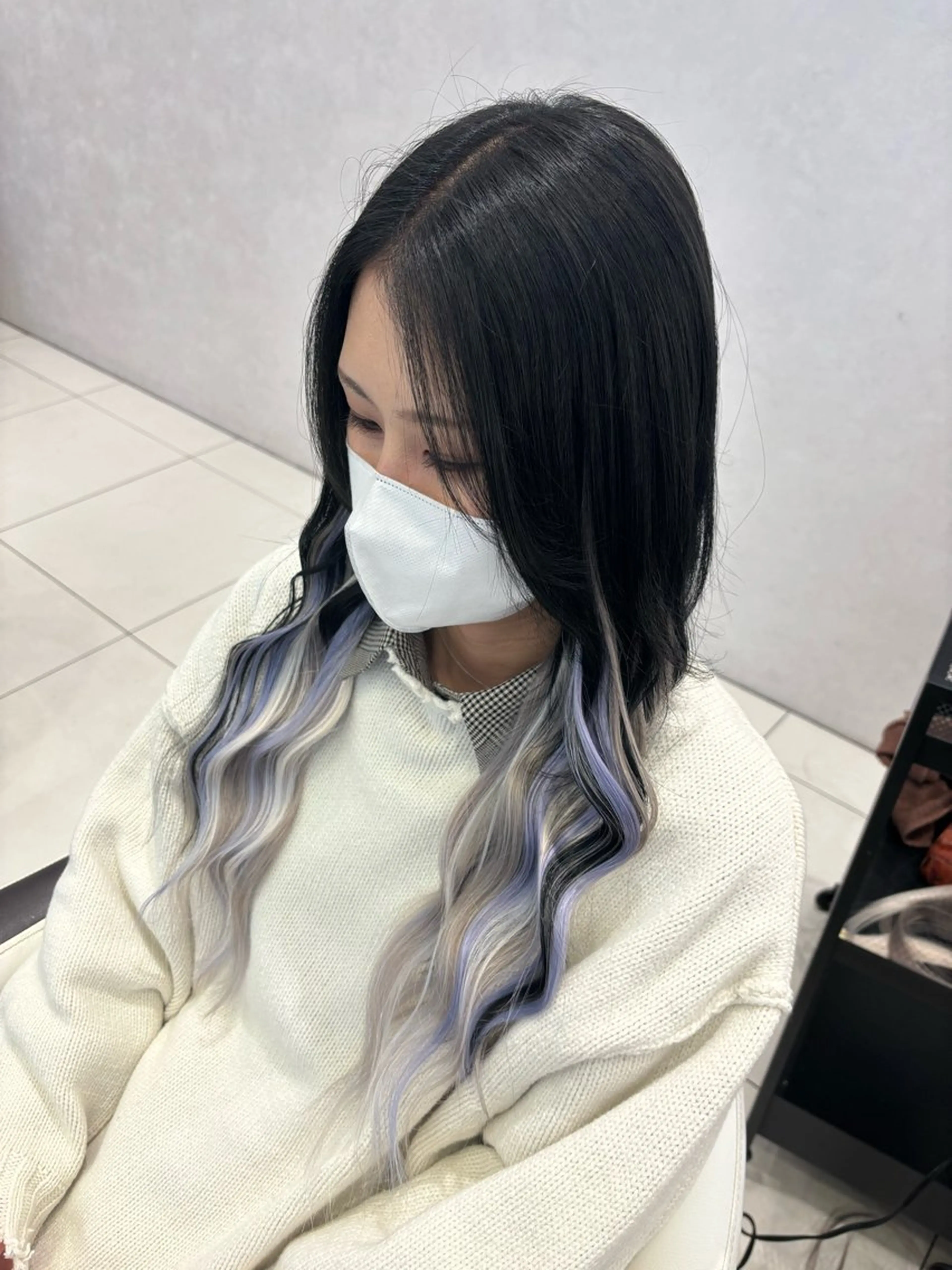 ロング 前田 藍央のヘアスタイル