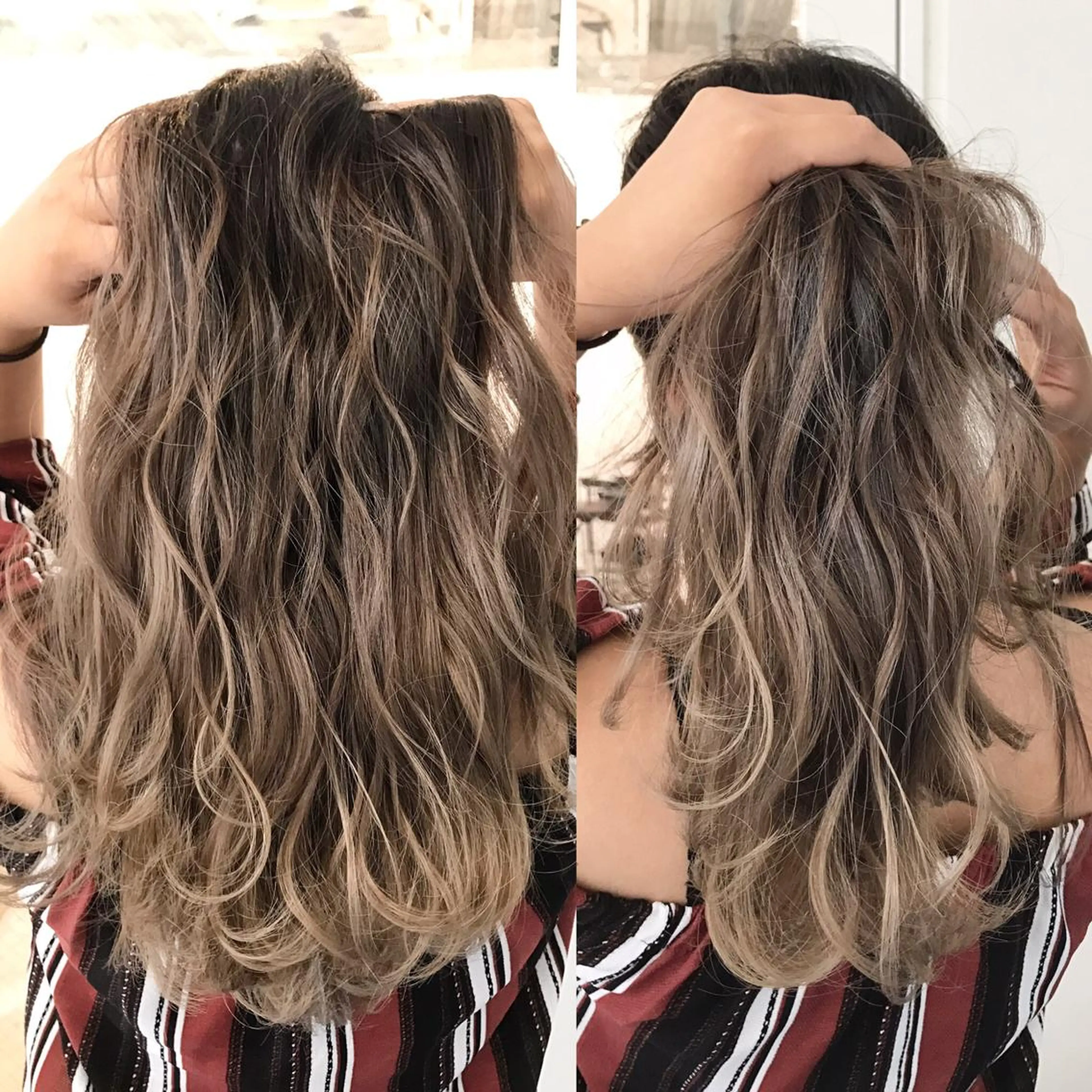 ロング カラー ヘアアレンジ ヘアカラー トリートメント BANK'S hair所属・💐ケラチン 髪質改善寺坂雄飛💐のヘアスタイル