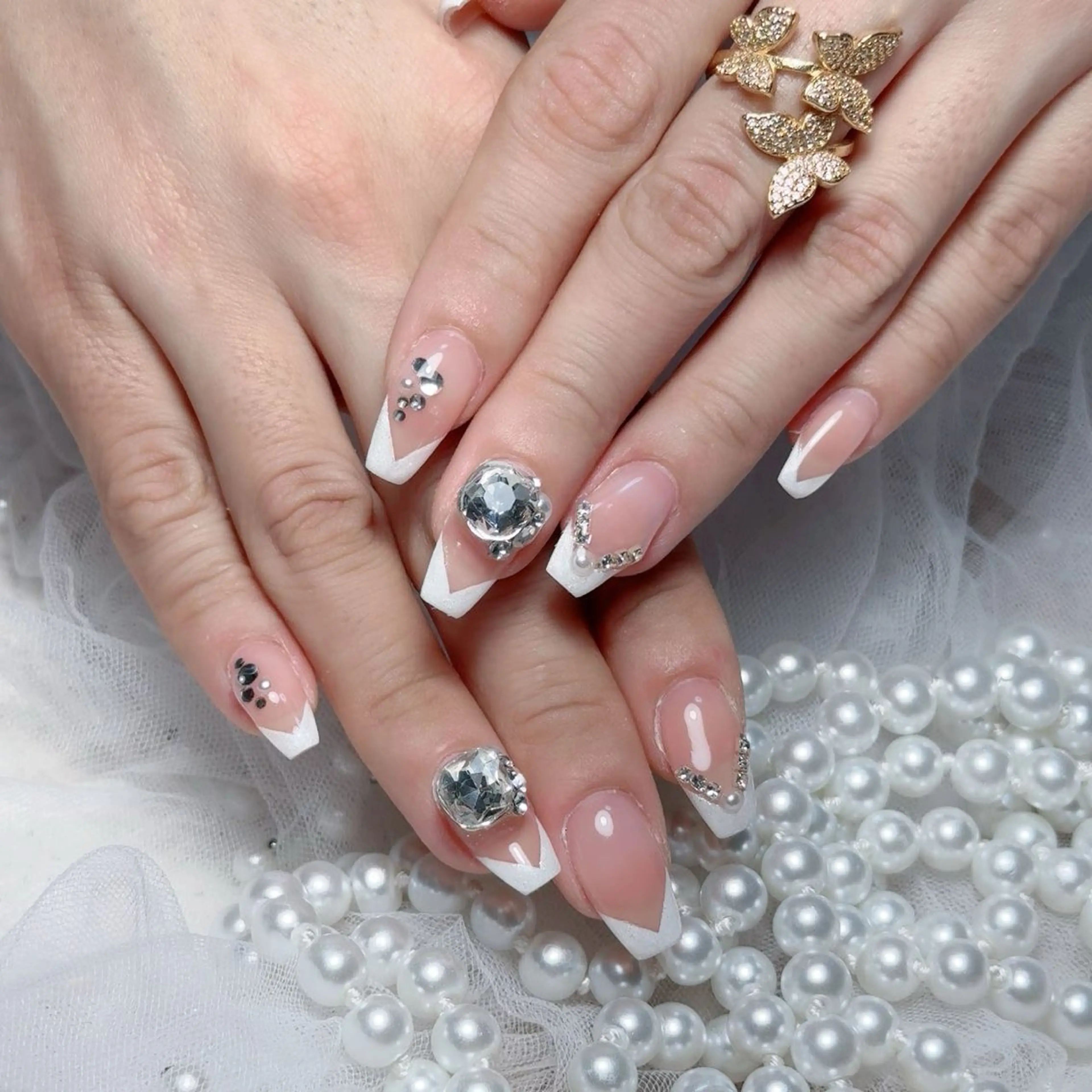 ネイル M🌷nail 長さだし専門店のネイルデザイン