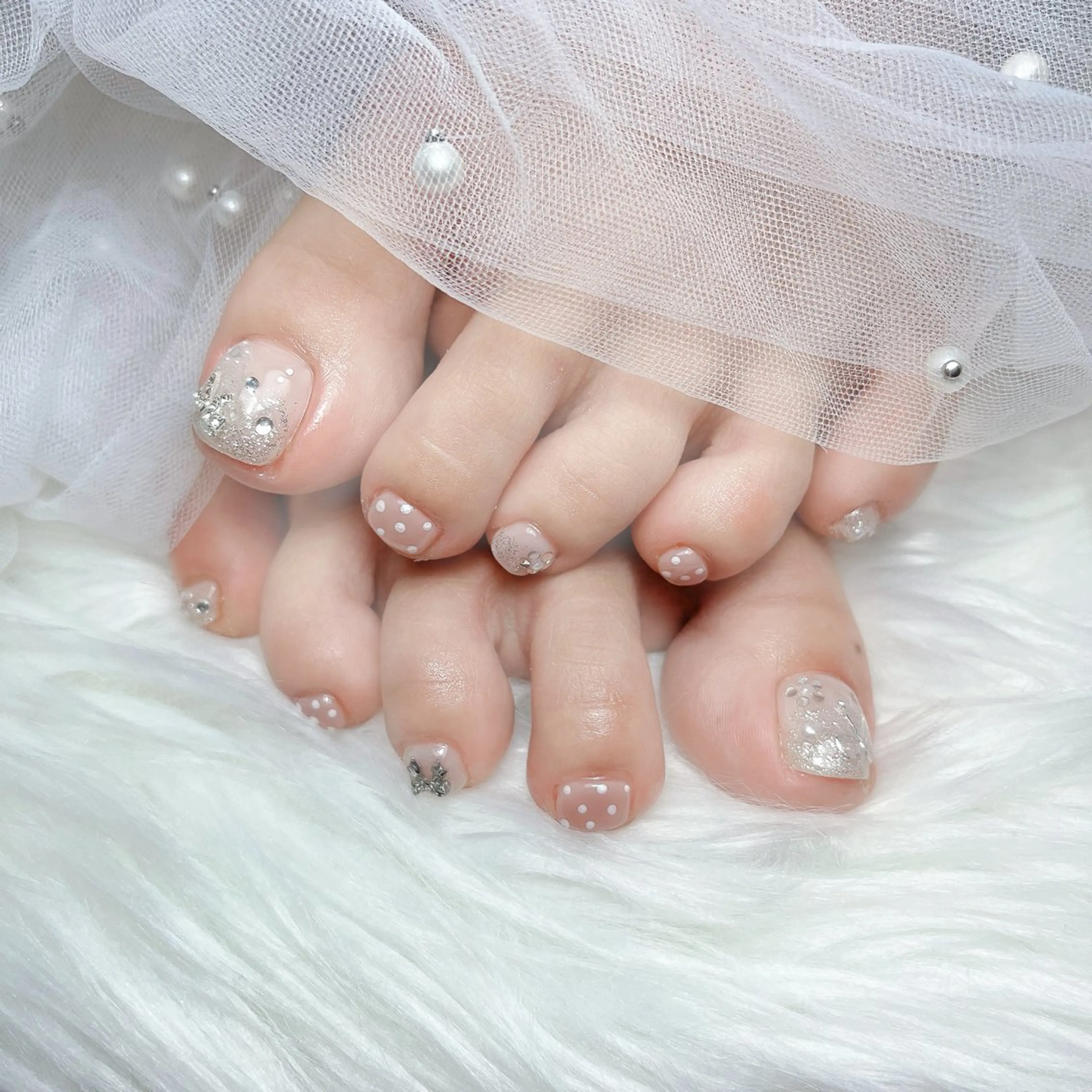 ネイル フットネイル 児玉 茉緒のネイルデザイン