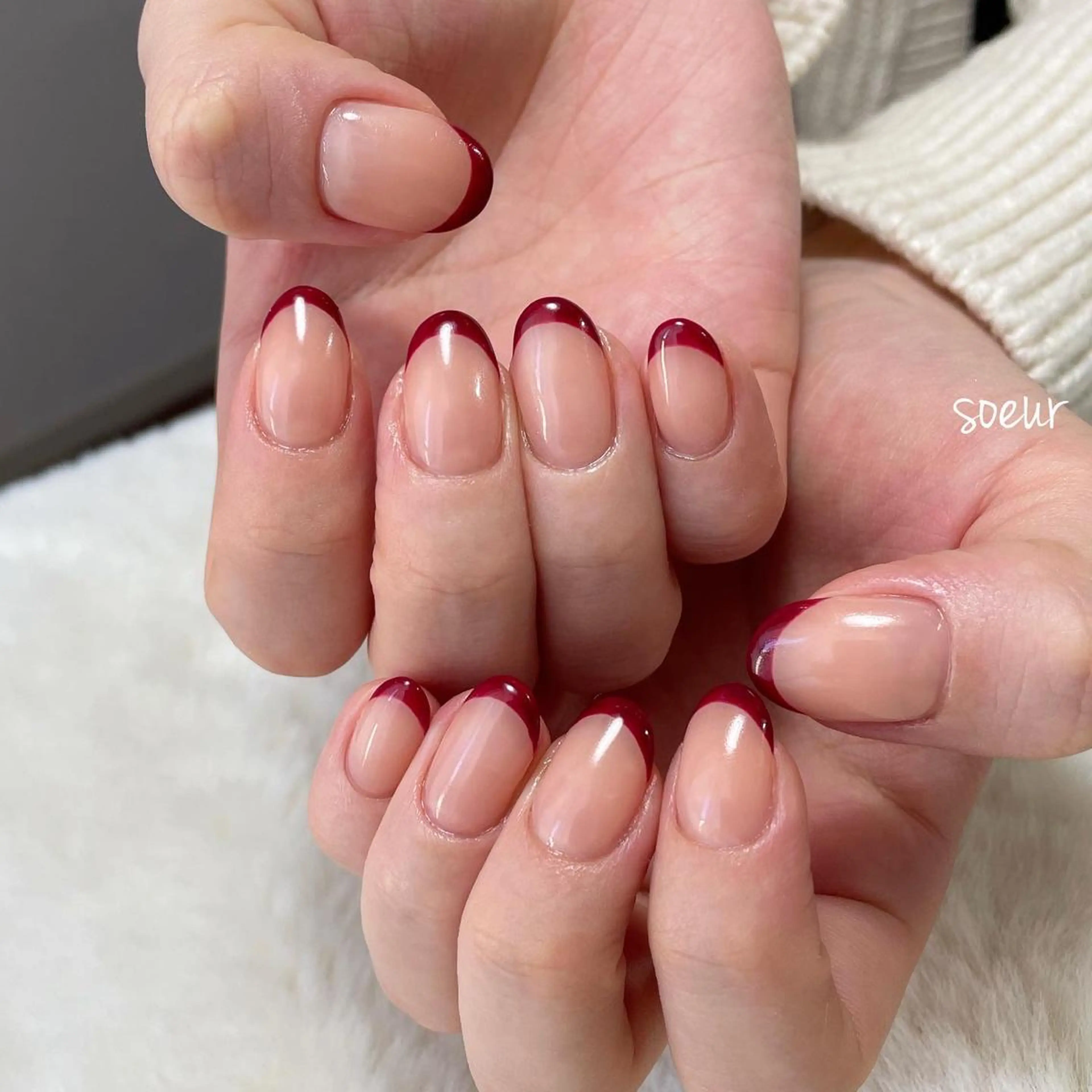 ネイル フレンチネイル soeur_ 武蔵浦和のネイルデザイン