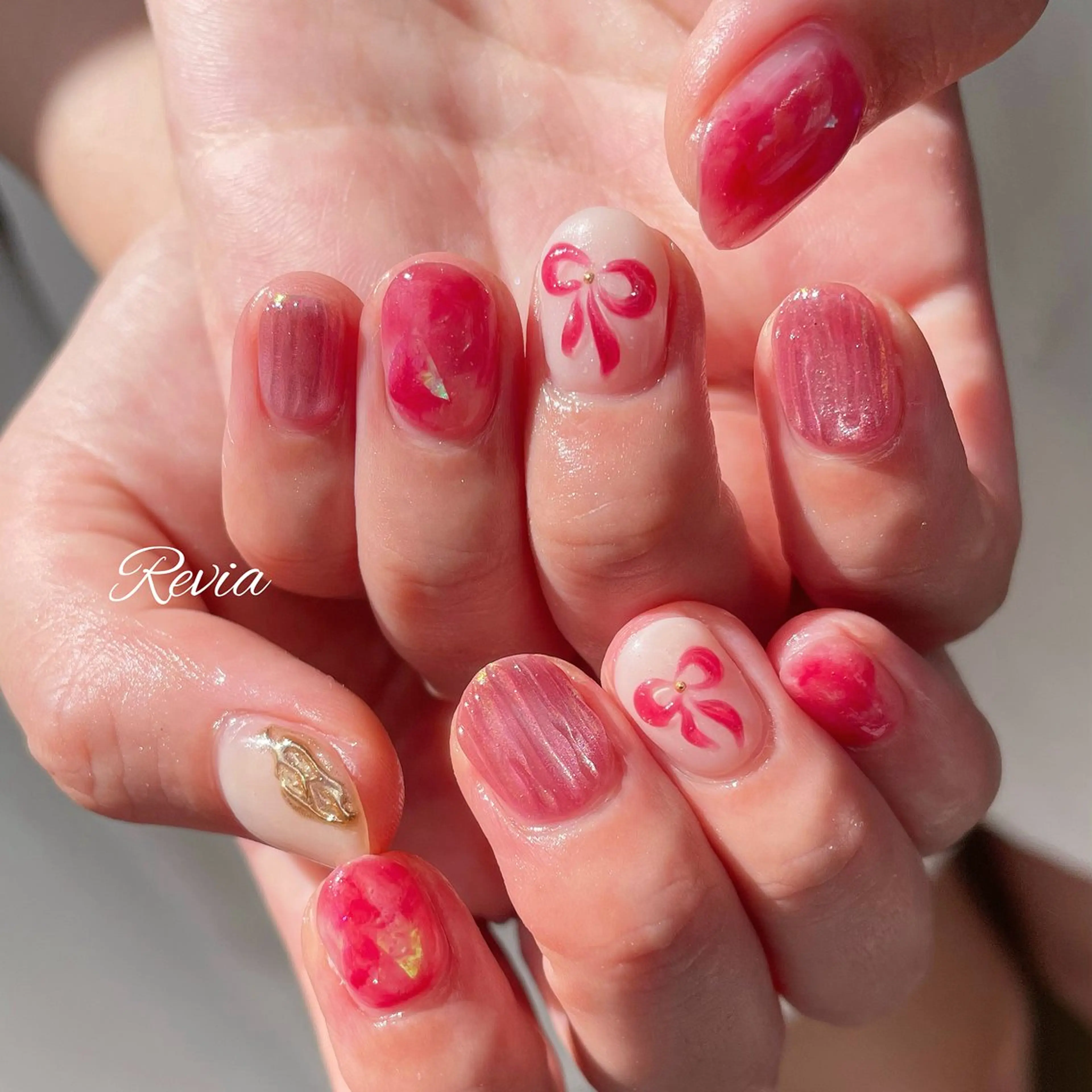 ネイル ハンドネイル revia所属・ERI Nailistのネイルデザイン