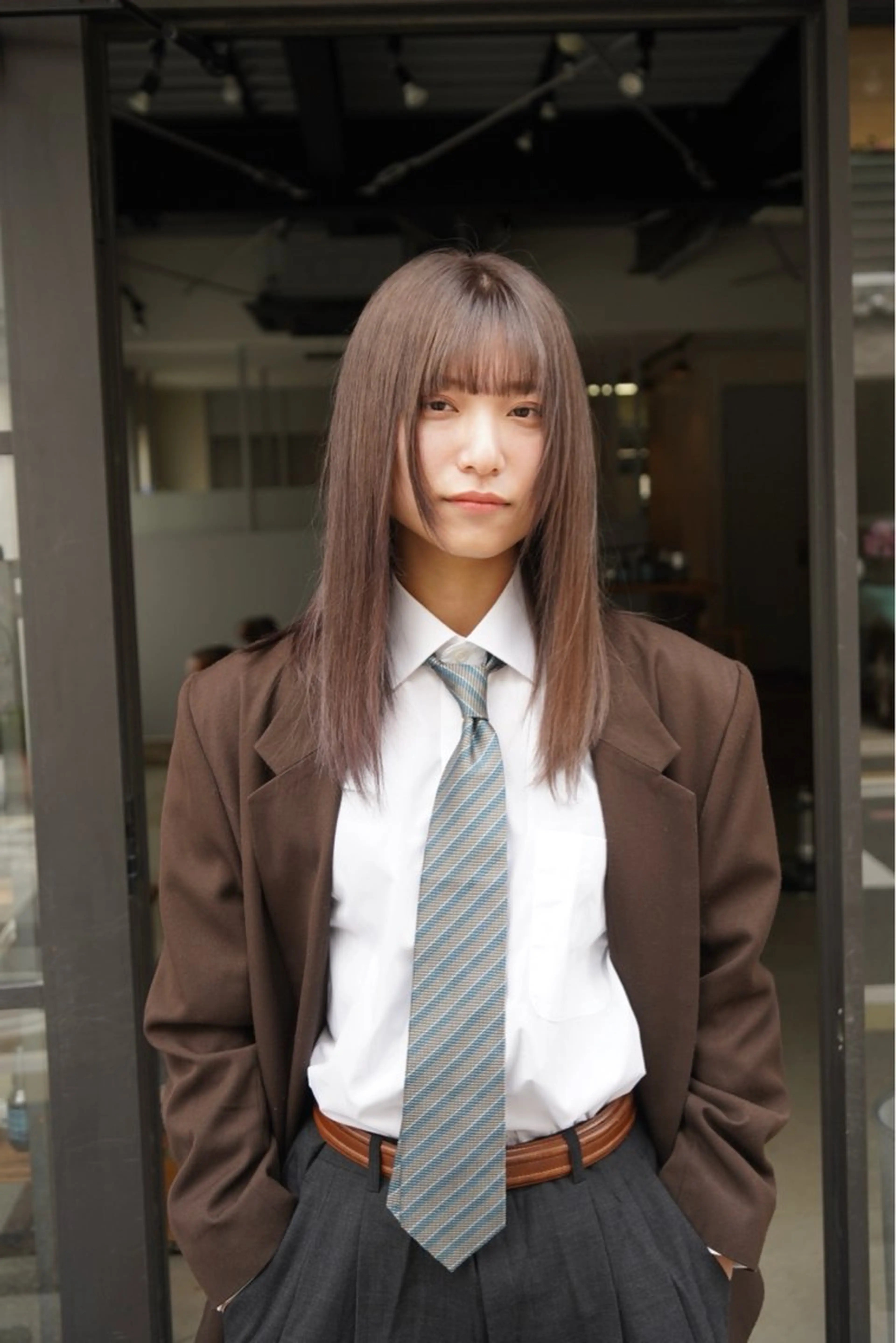 セミロング 京都/カラー/松野 翔のヘアスタイル