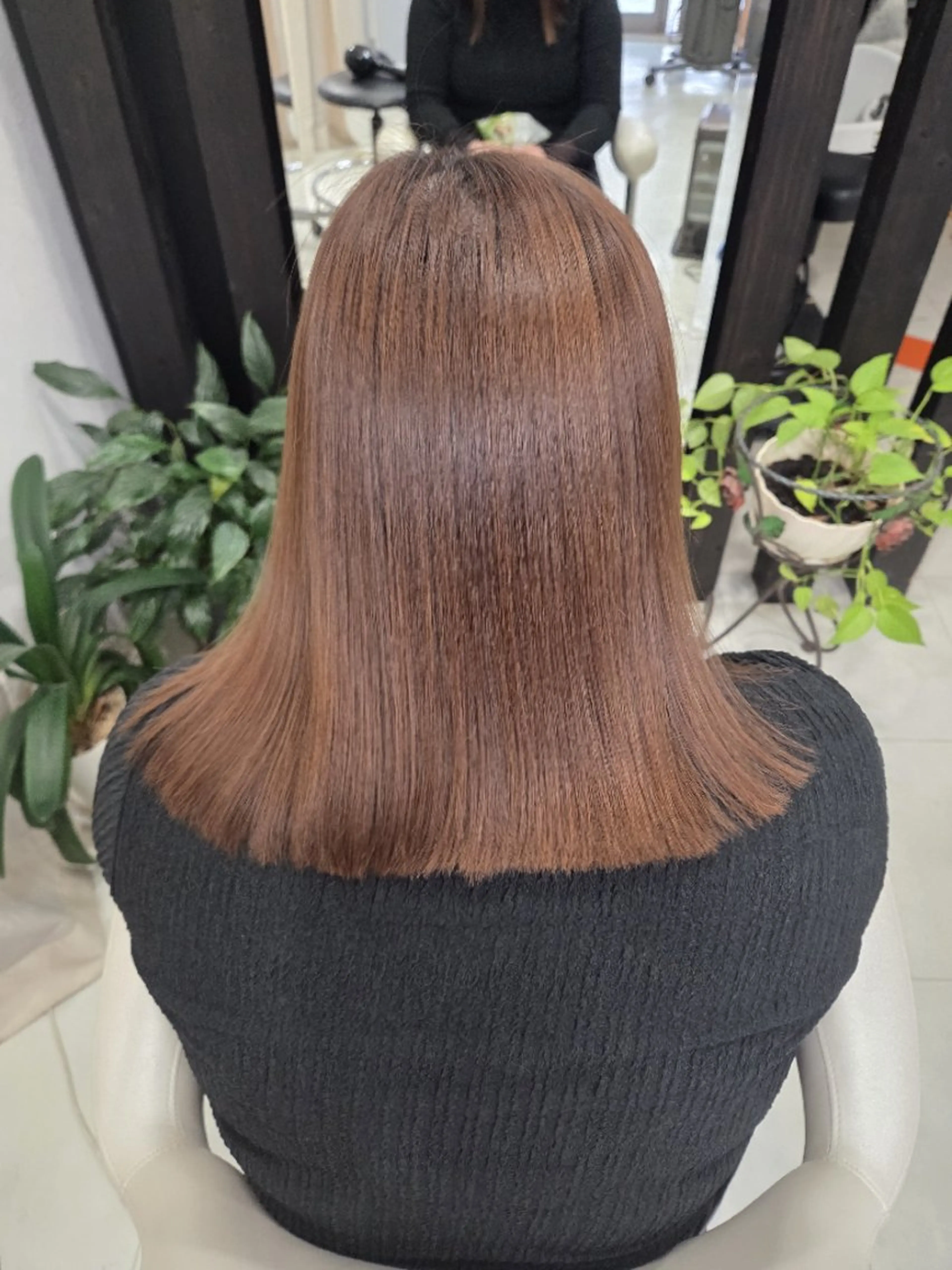 美髪矯正の写真