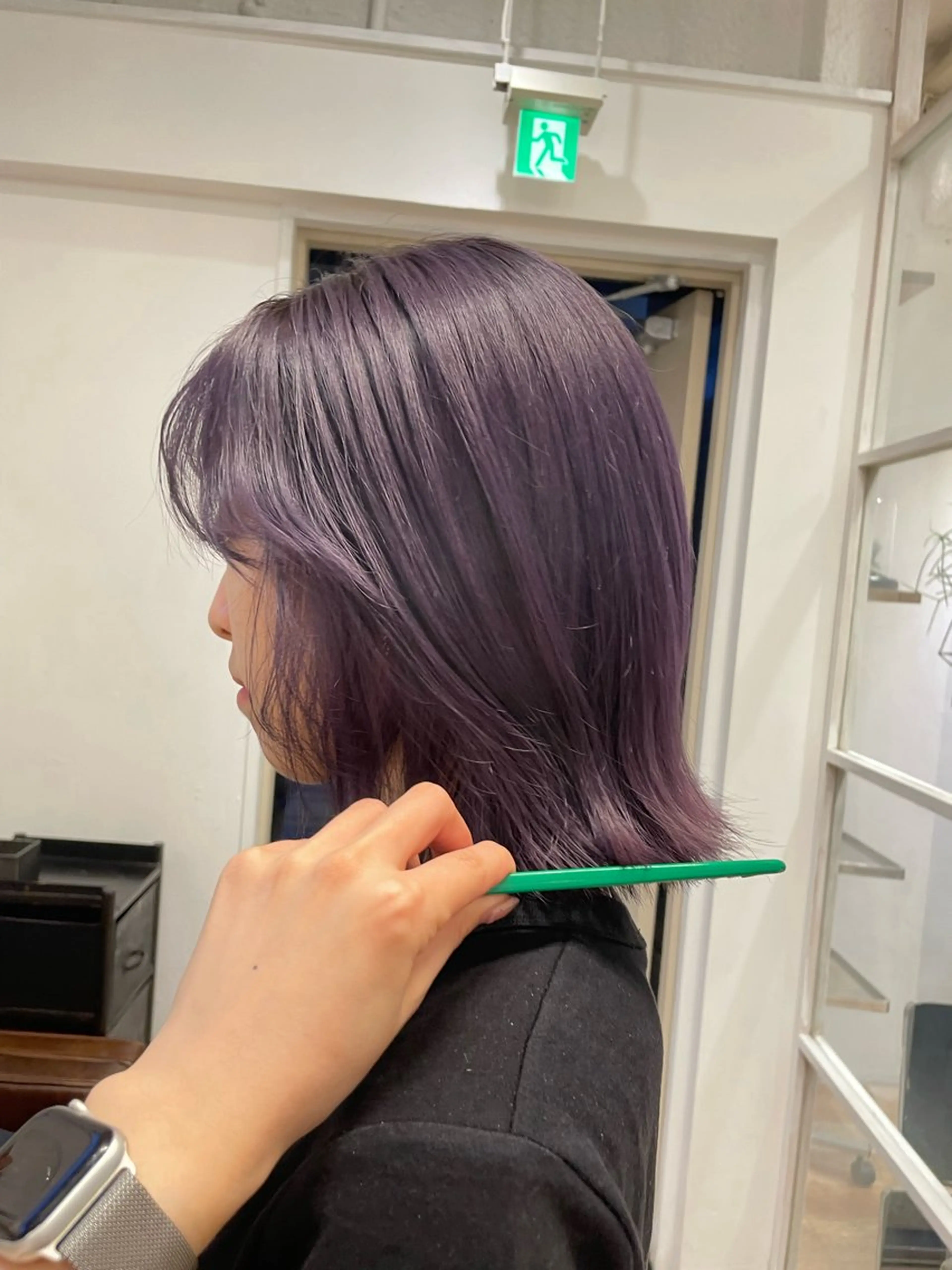 ショート カラー ミルクティー× グレージュMOMOのヘアスタイル