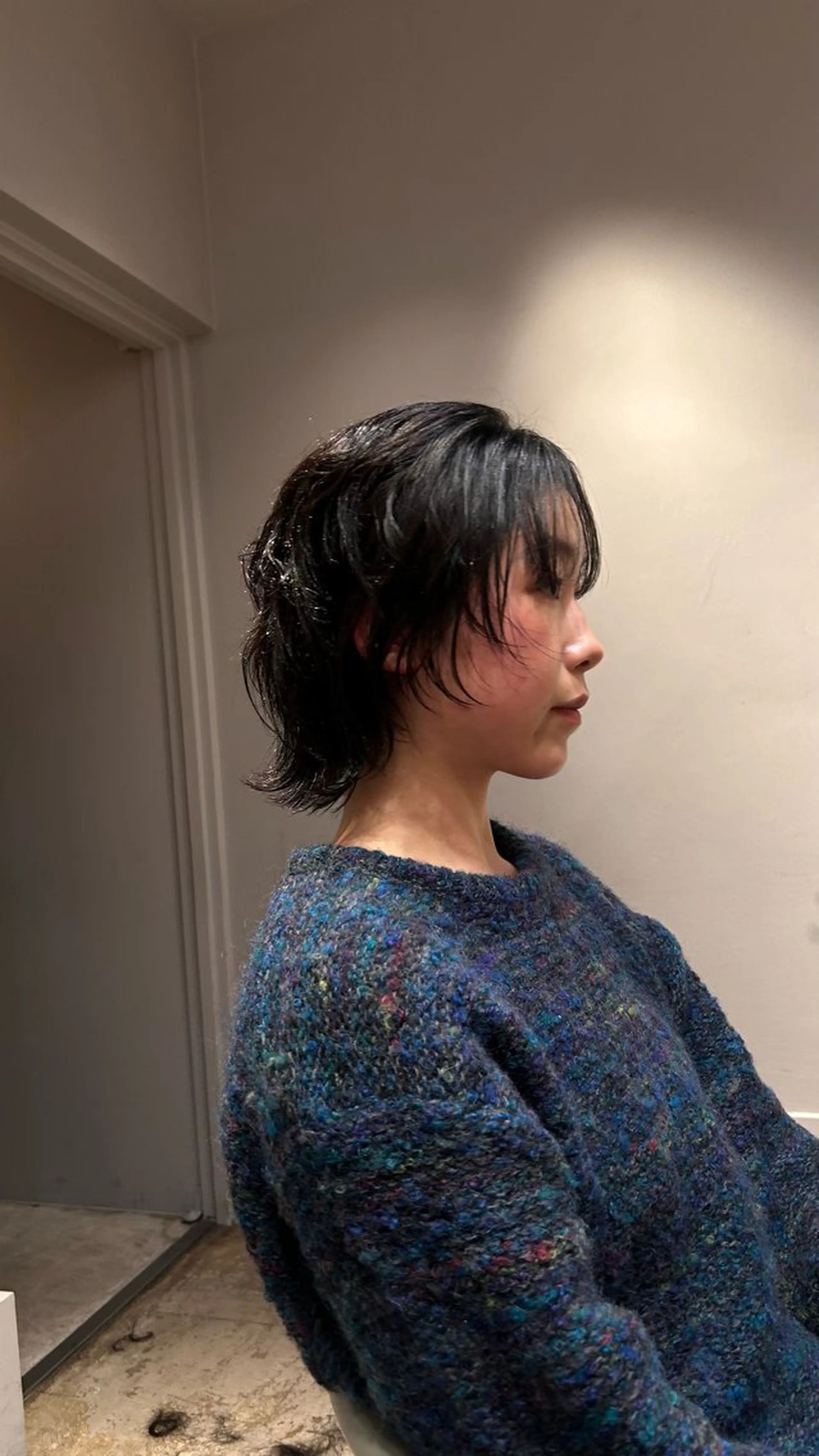 ミディアム ボブ 顔まわりレイヤー レイヤーカット ウルフカット ウルフレイヤー 🌿ボブ パーマ高橋啓太🌿のヘアスタイル