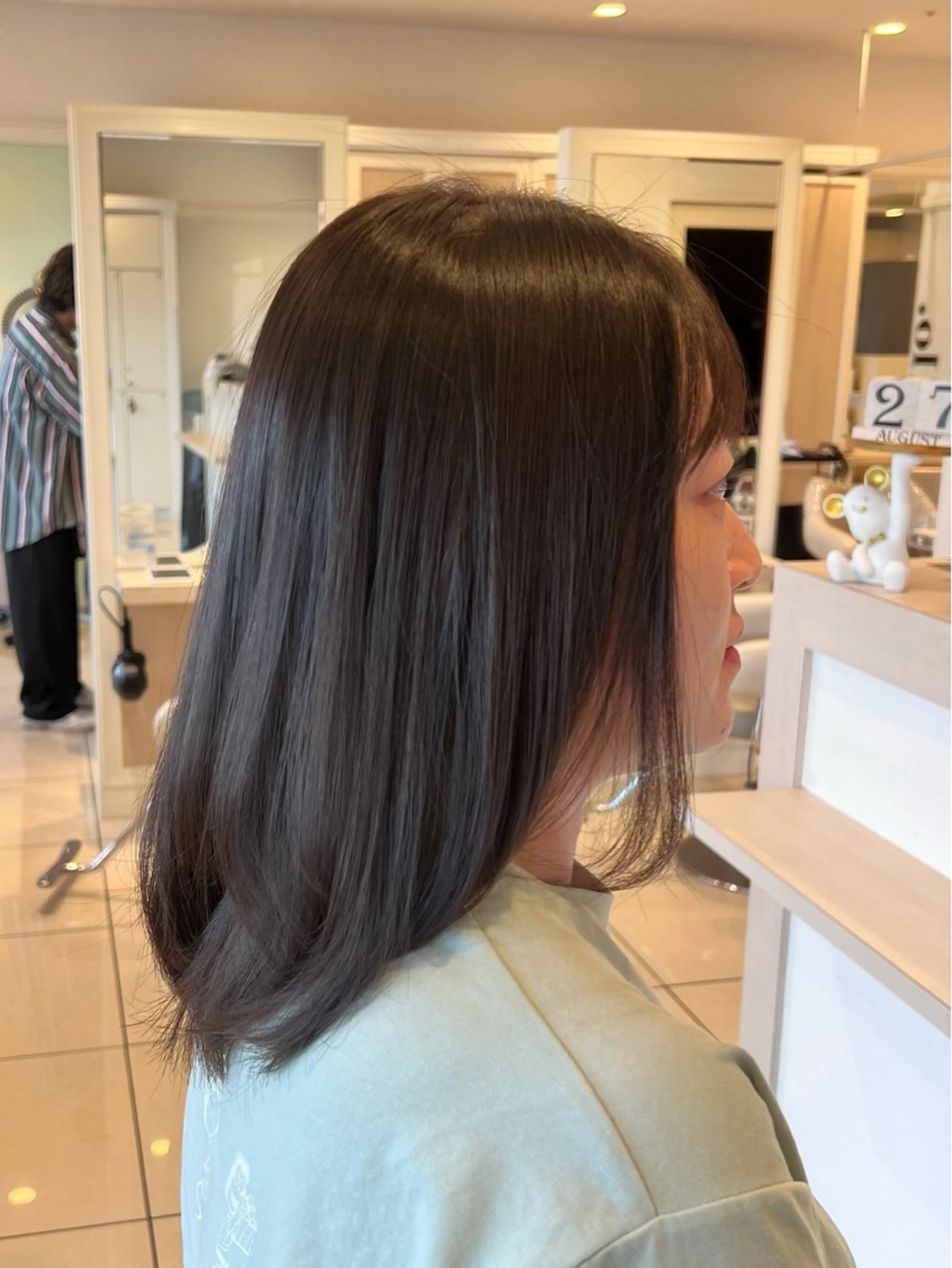 ミディアム 金子 直樹のヘアスタイル