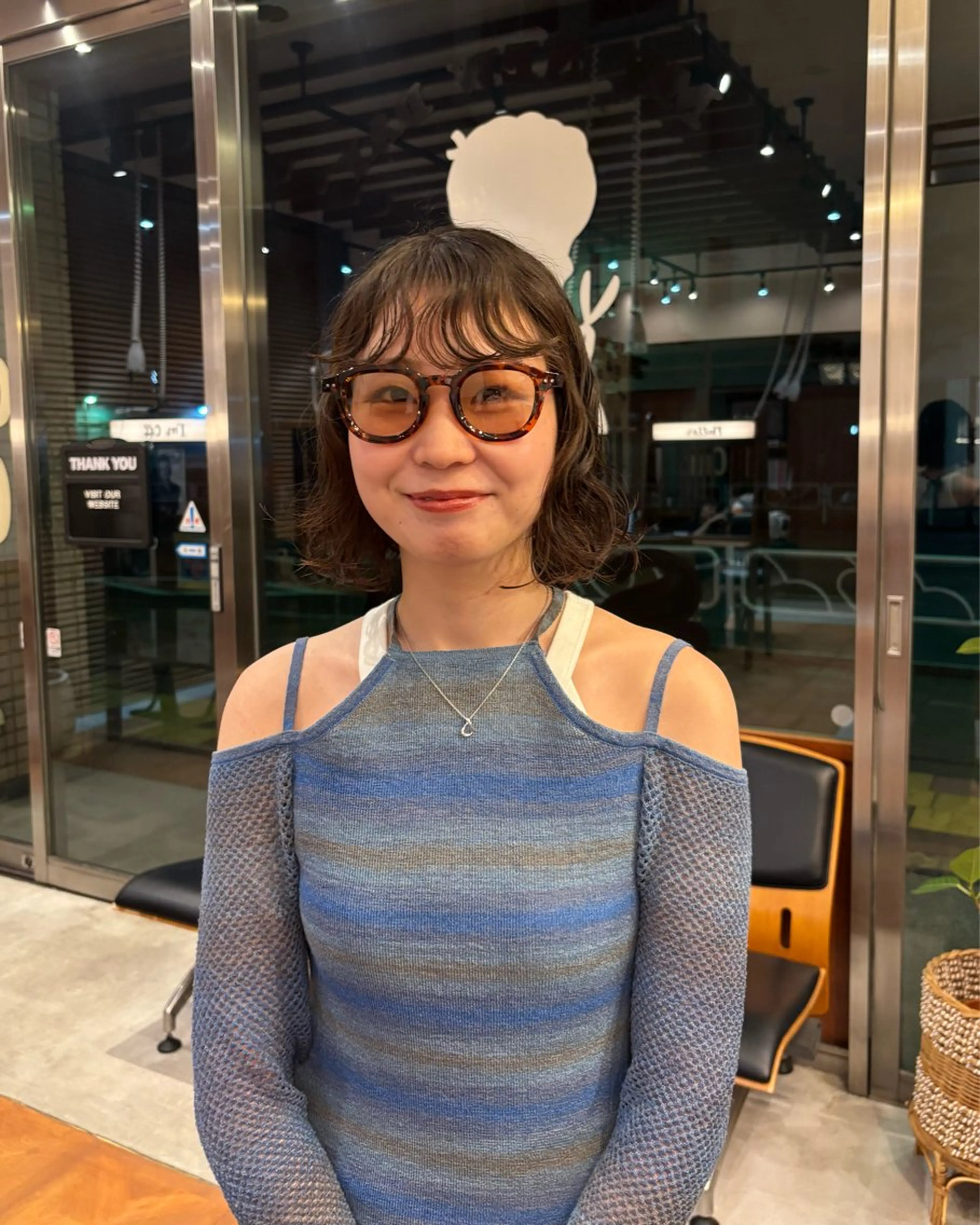 ショート パーマ カット パーマ SASAnagano 堀内未梨のヘアスタイル