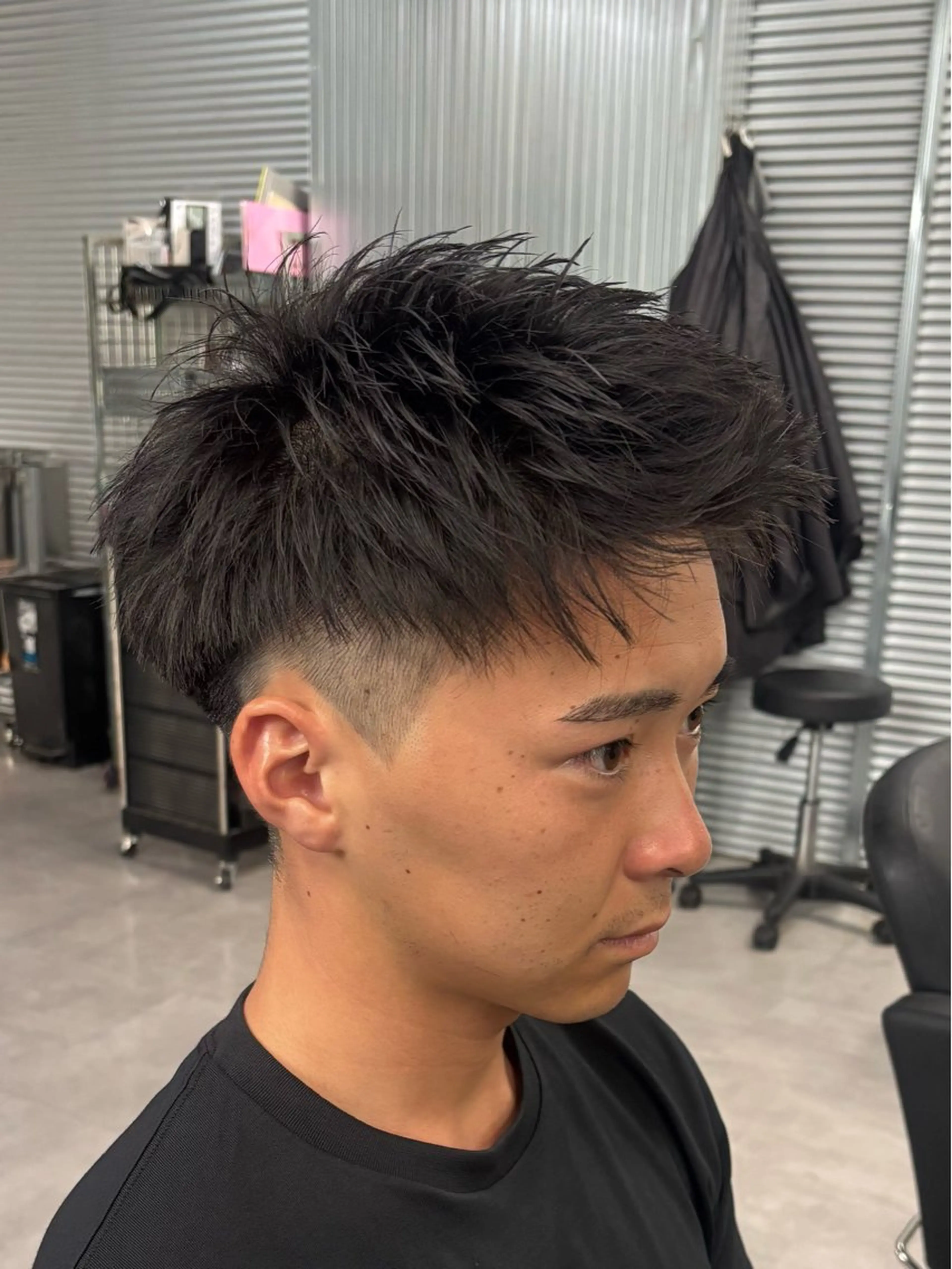 ショート メンズ メンズショート ショートヘア カット 波巻き/ツイスパ/ 短髪/鈴木俊也のヘアスタイル