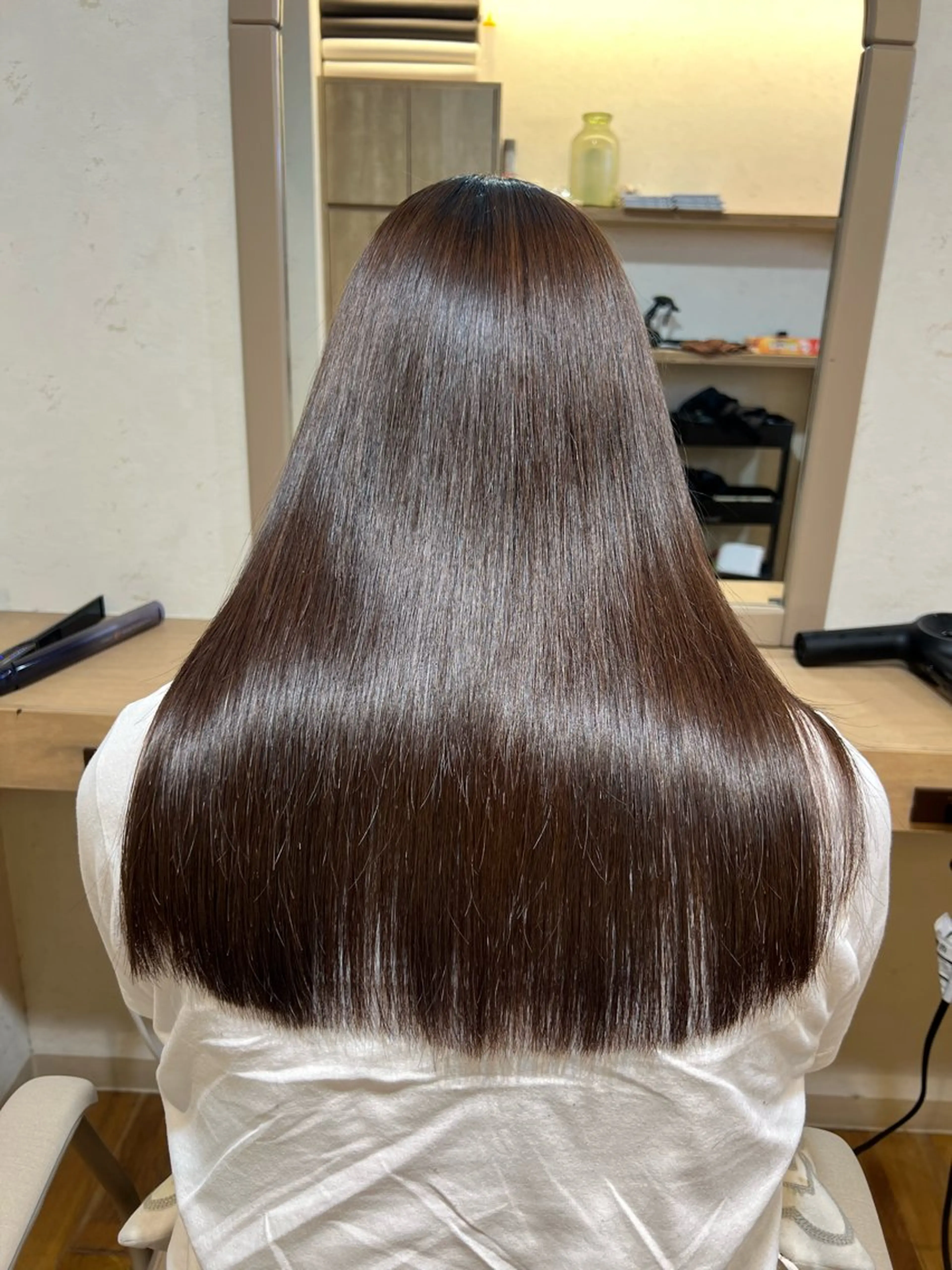 ロング 髪質改善 縮毛矯正 カット 縮毛矯正 トリートメント 神戸ボブ✂️ ioe三宮/田 伸佳のヘアスタイル