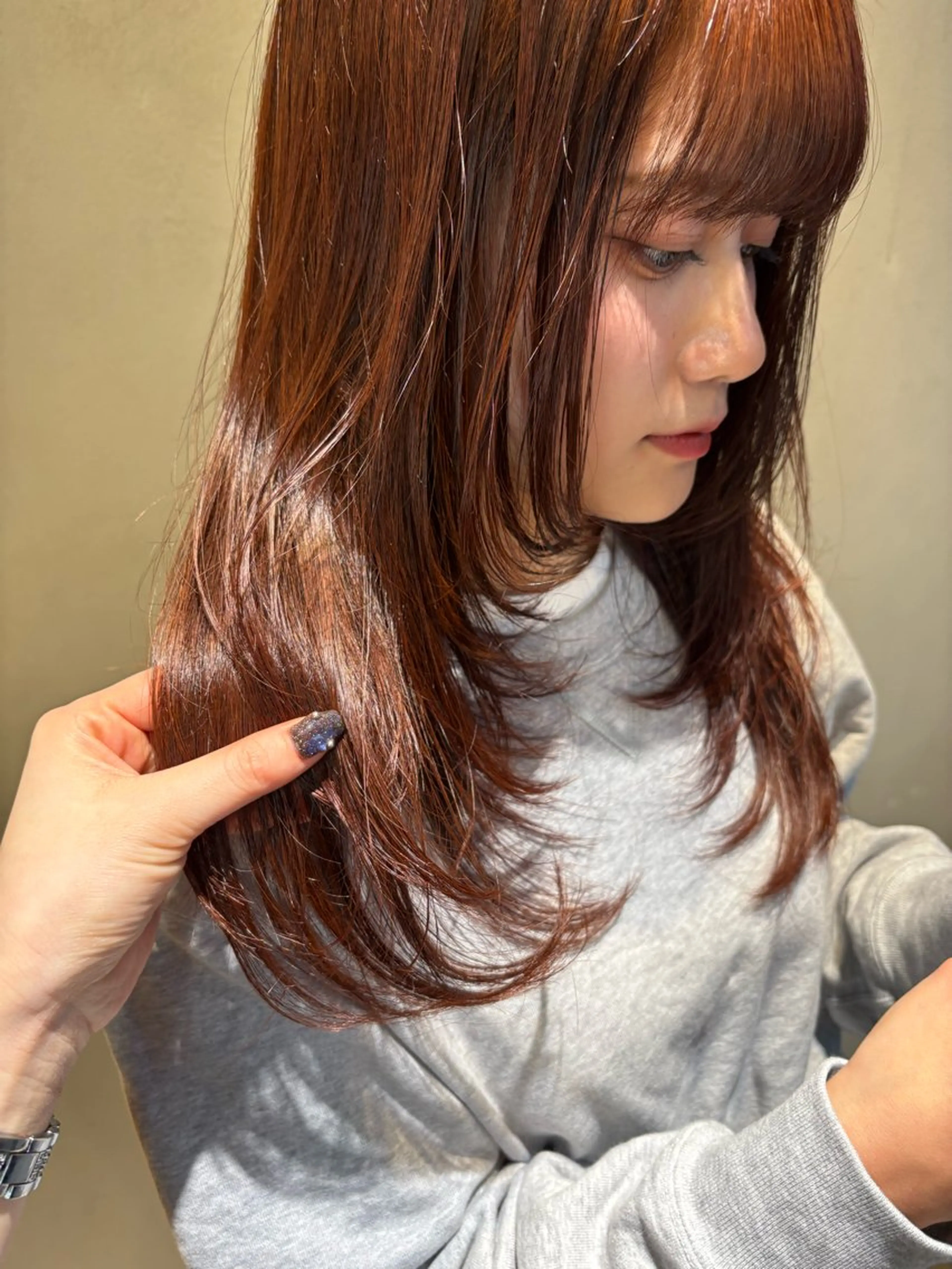 カラー ⠀ リコのヘアスタイル