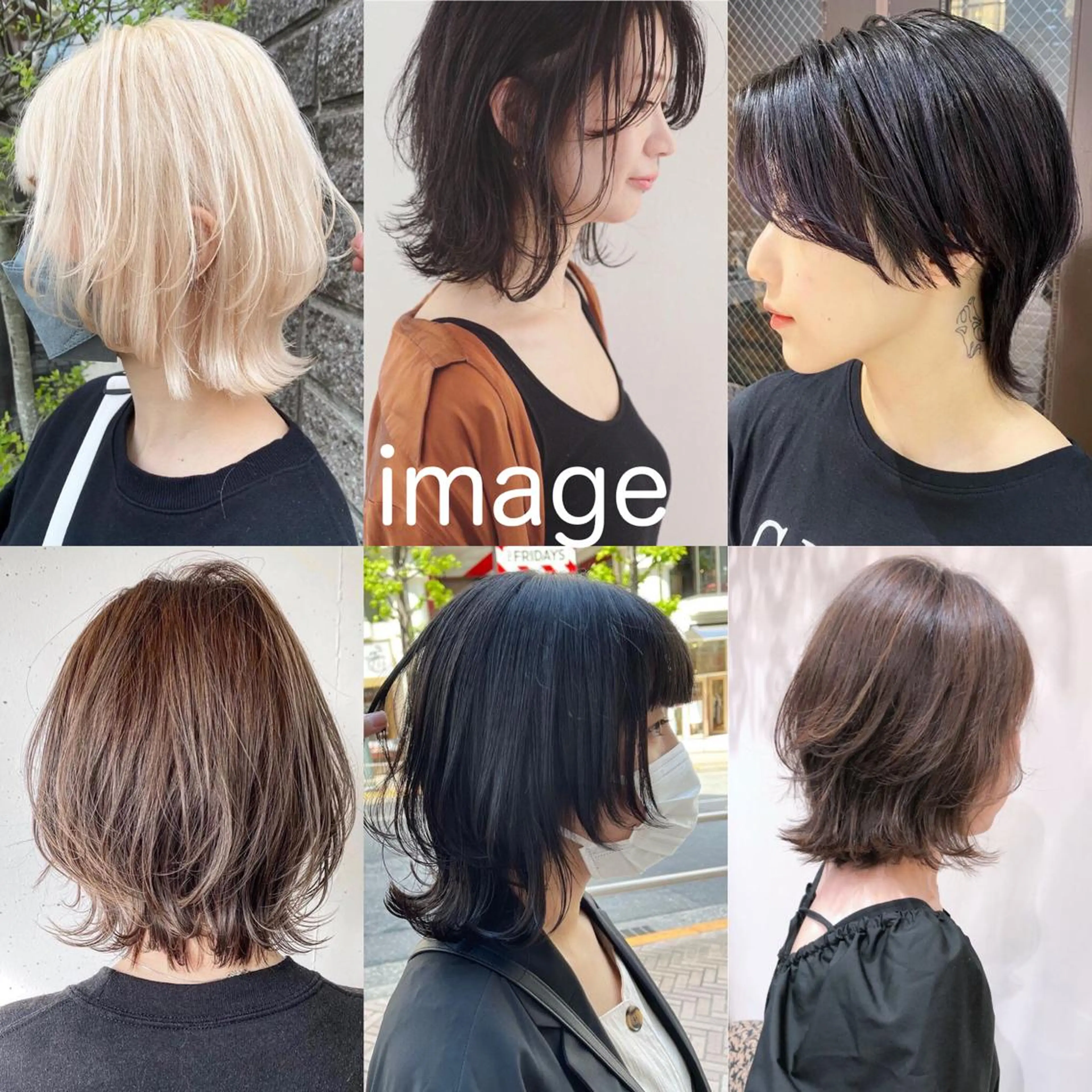 ミディアム 安藤 明日翔のヘアスタイル