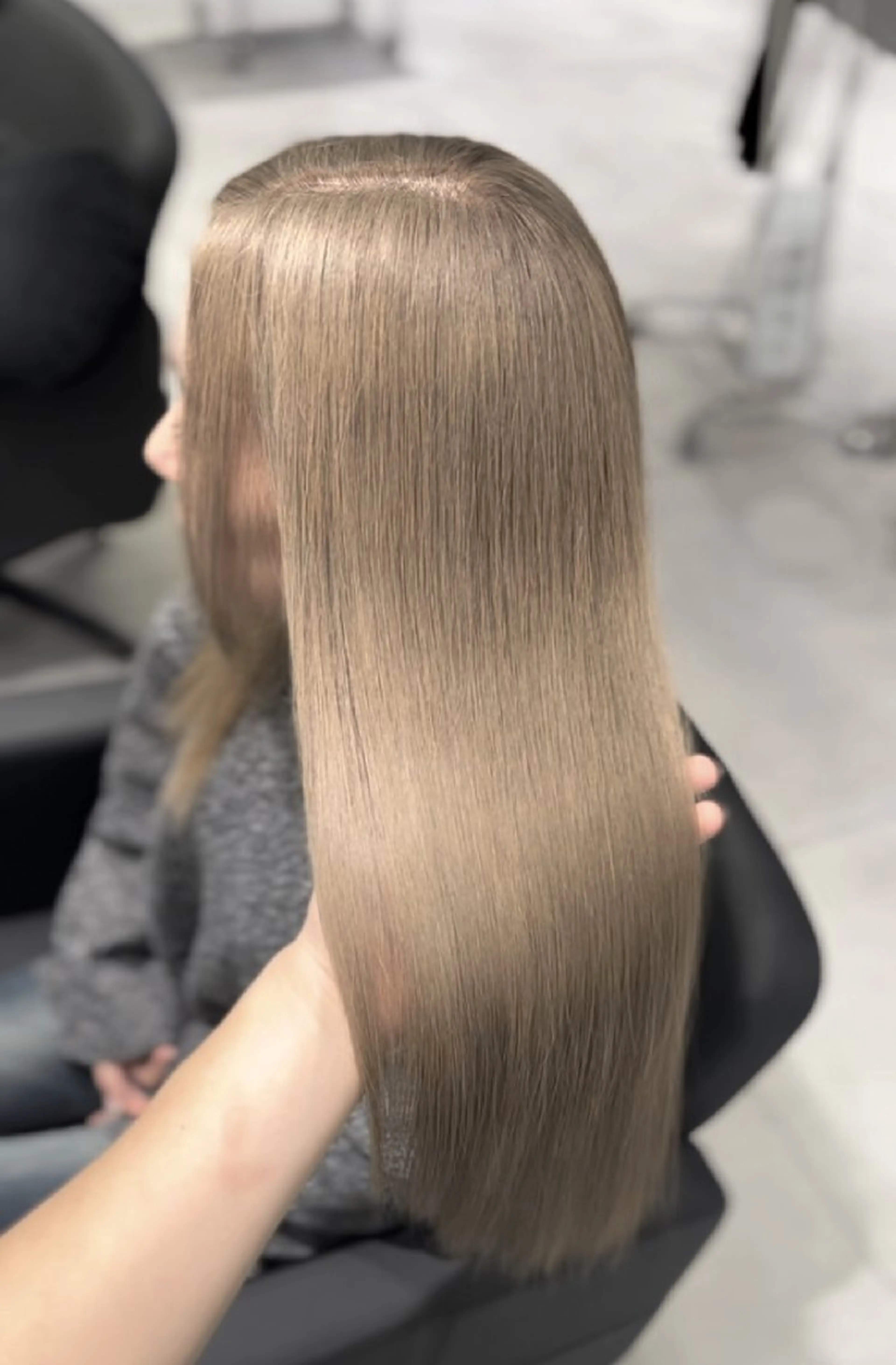 ロング カラー ヘアカラー トリートメント ATEbyluis 喜連瓜破/平野のヘアスタイル