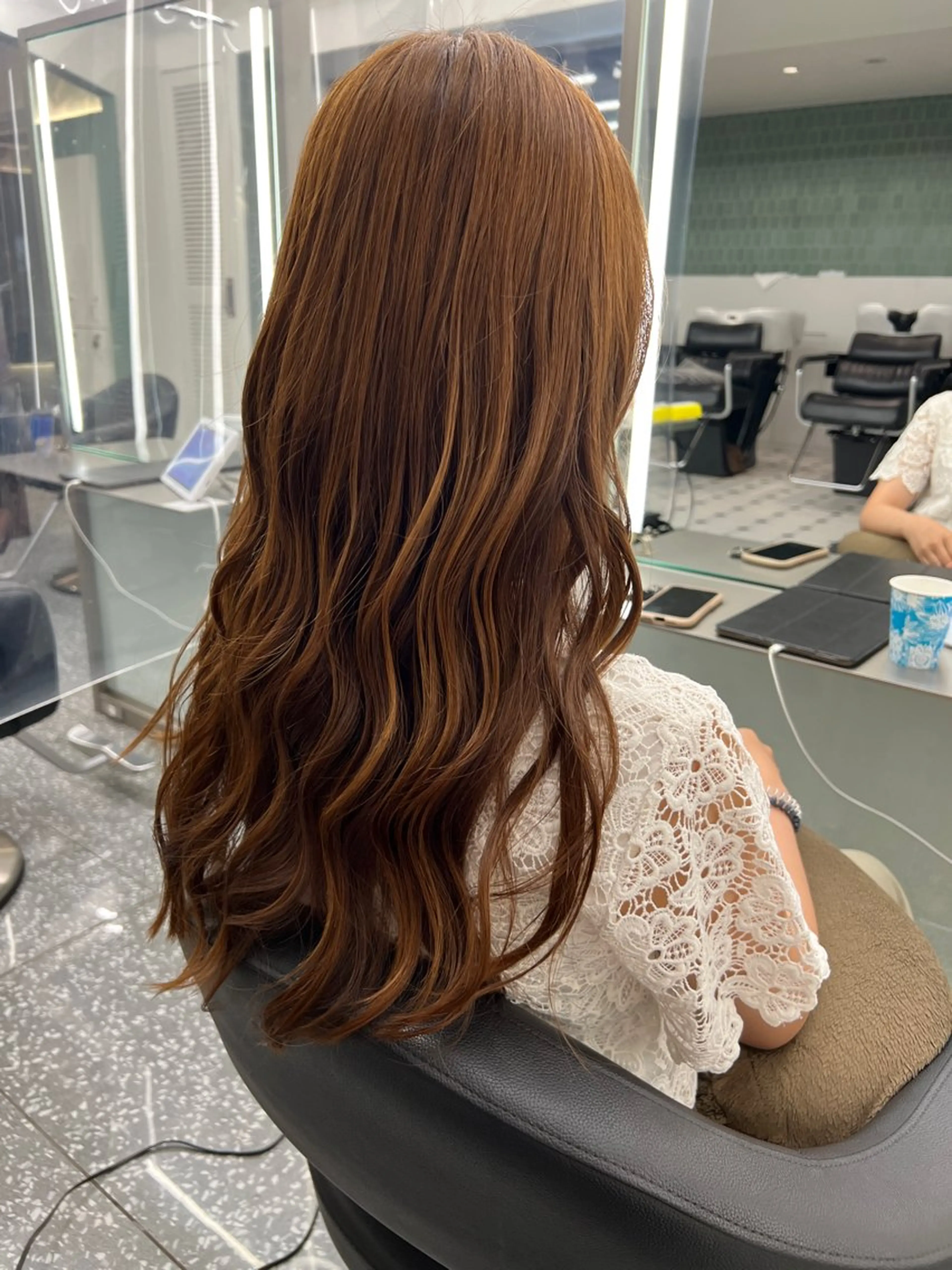 ロング トリートメント カット ヘアカラー 艶髪カラー/髪質改善 🏖 亀戸/もぎのヘアスタイル