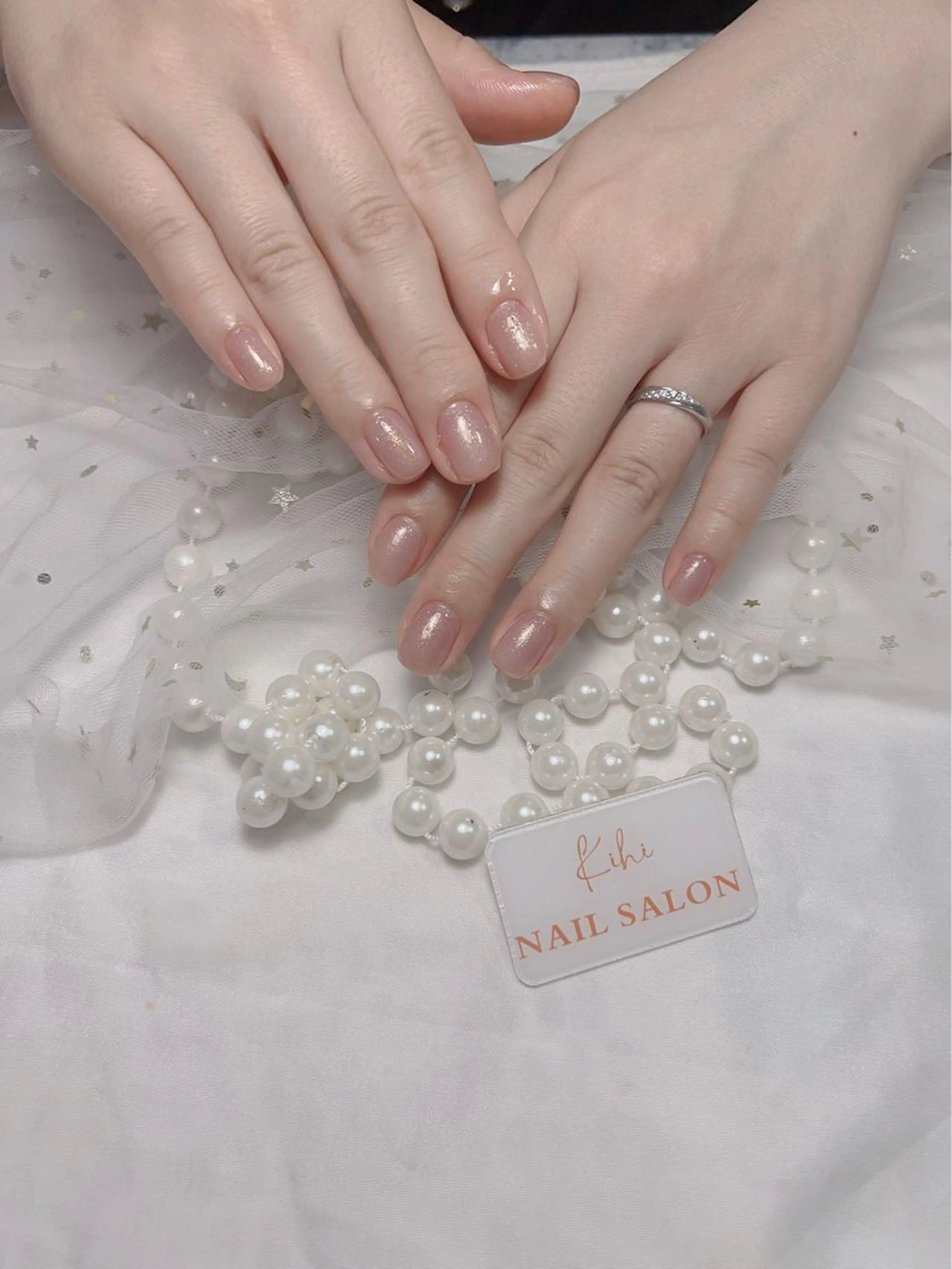 ネイル アートネイル フレンチネイル ジェルネイル グラデーション 韓国ネイル ハンドネイル ハンドケア さくら💮💮 【オフ無料】のネイルデザイン