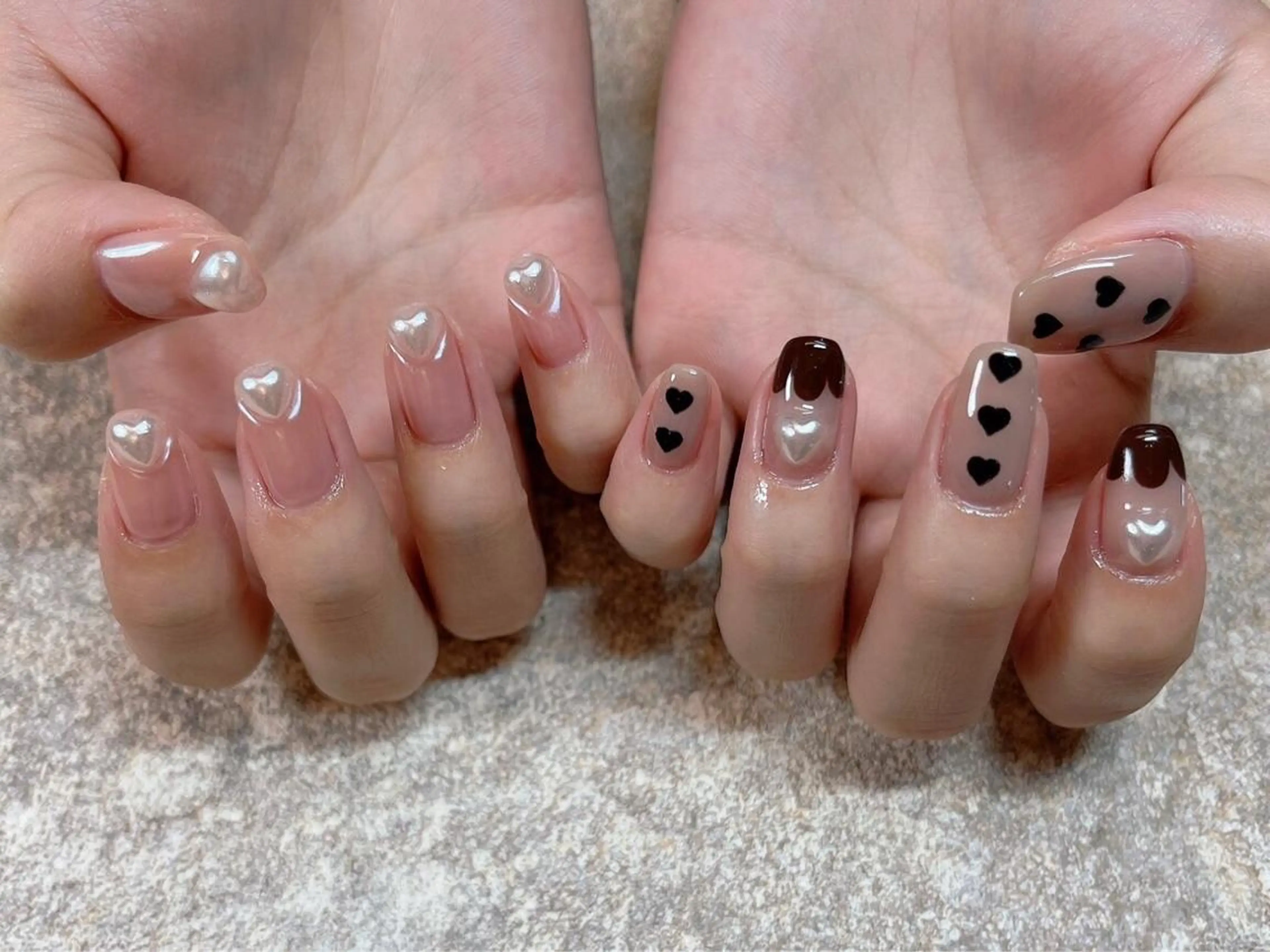 ネイル ハンドネイル LOVE NAIL 💕Sonoのネイルデザイン