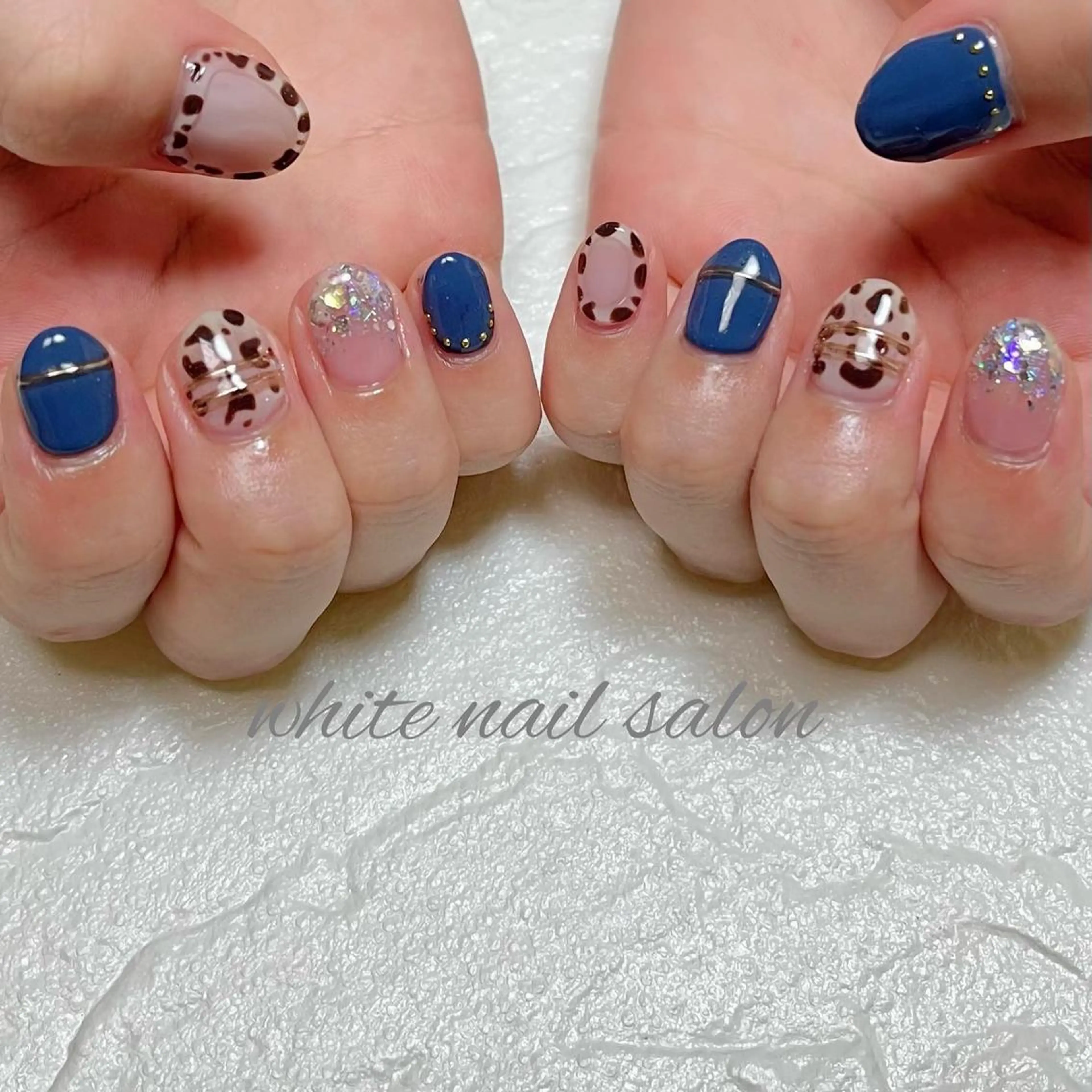 ネイル フットネイル ジェルネイル ハードジェル ラメ(グリッター) 持ち込み ハンドネイル white nail salonのネイルデザイン