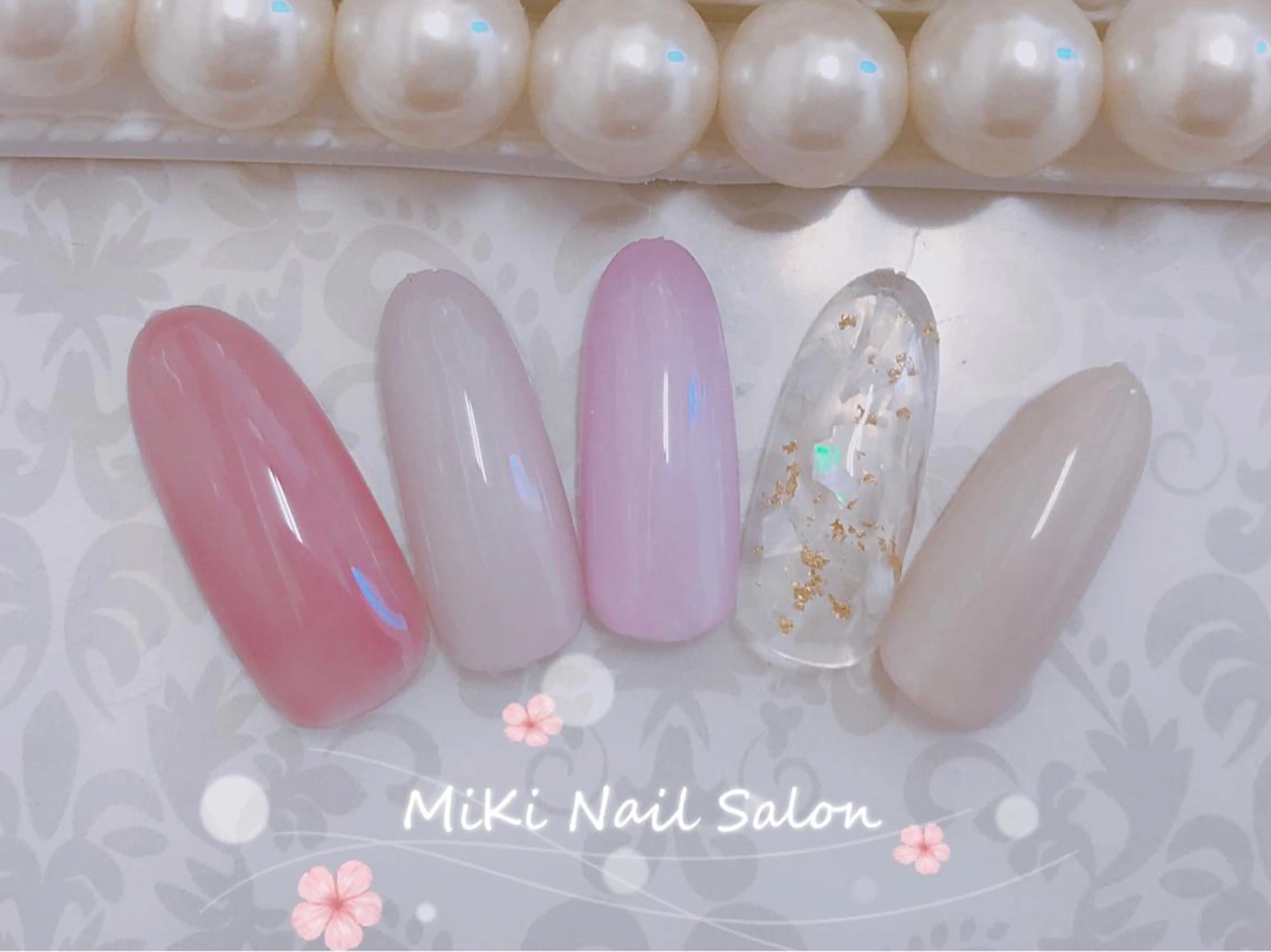 ネイル MiKi Nai池袋 長さだし得意のネイルデザイン