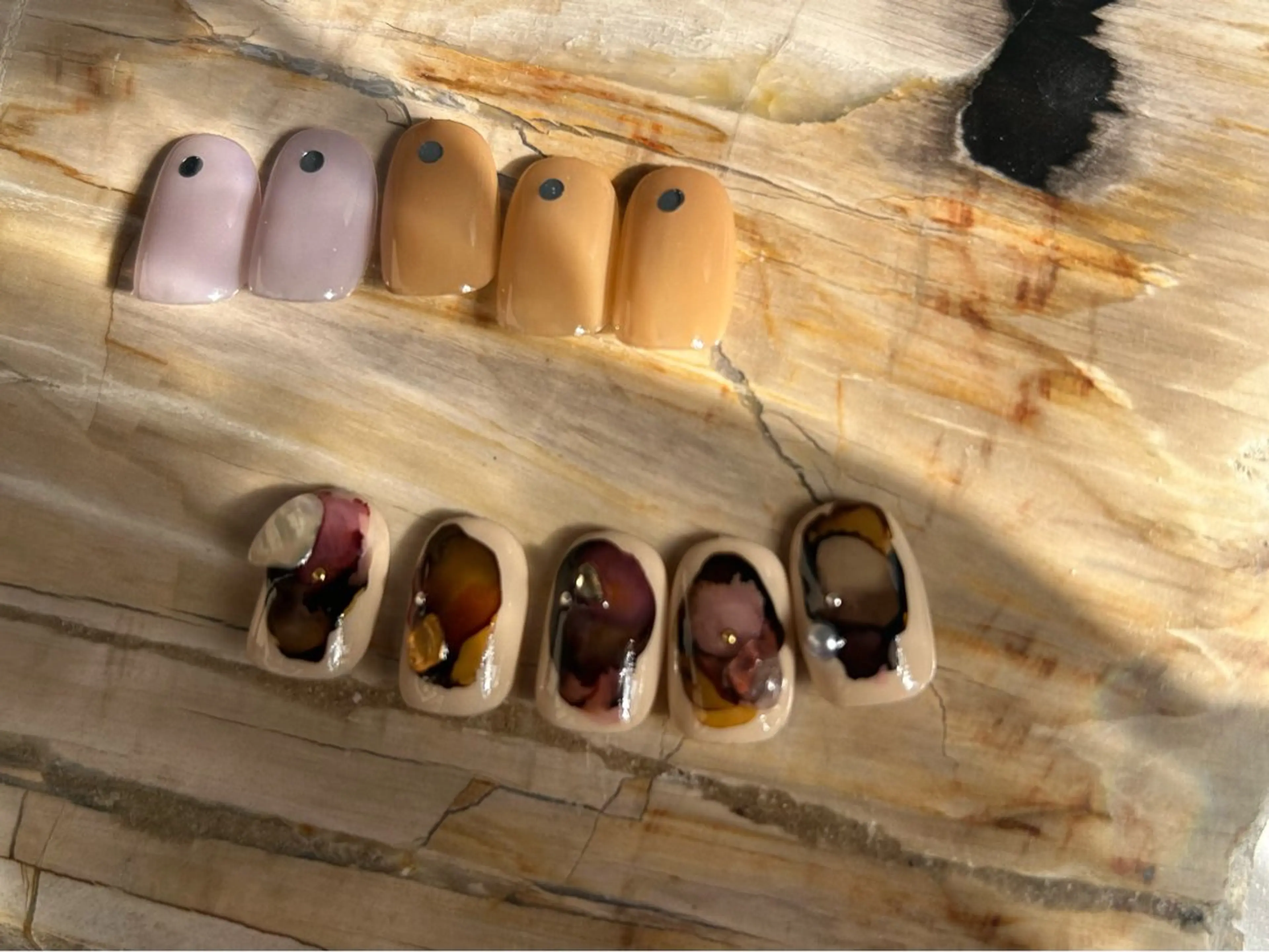 ネイル アートネイル オーロラネイル クリアネイル フットネイル フレンチネイル ハンドネイル アトリエ １０３のネイルデザイン