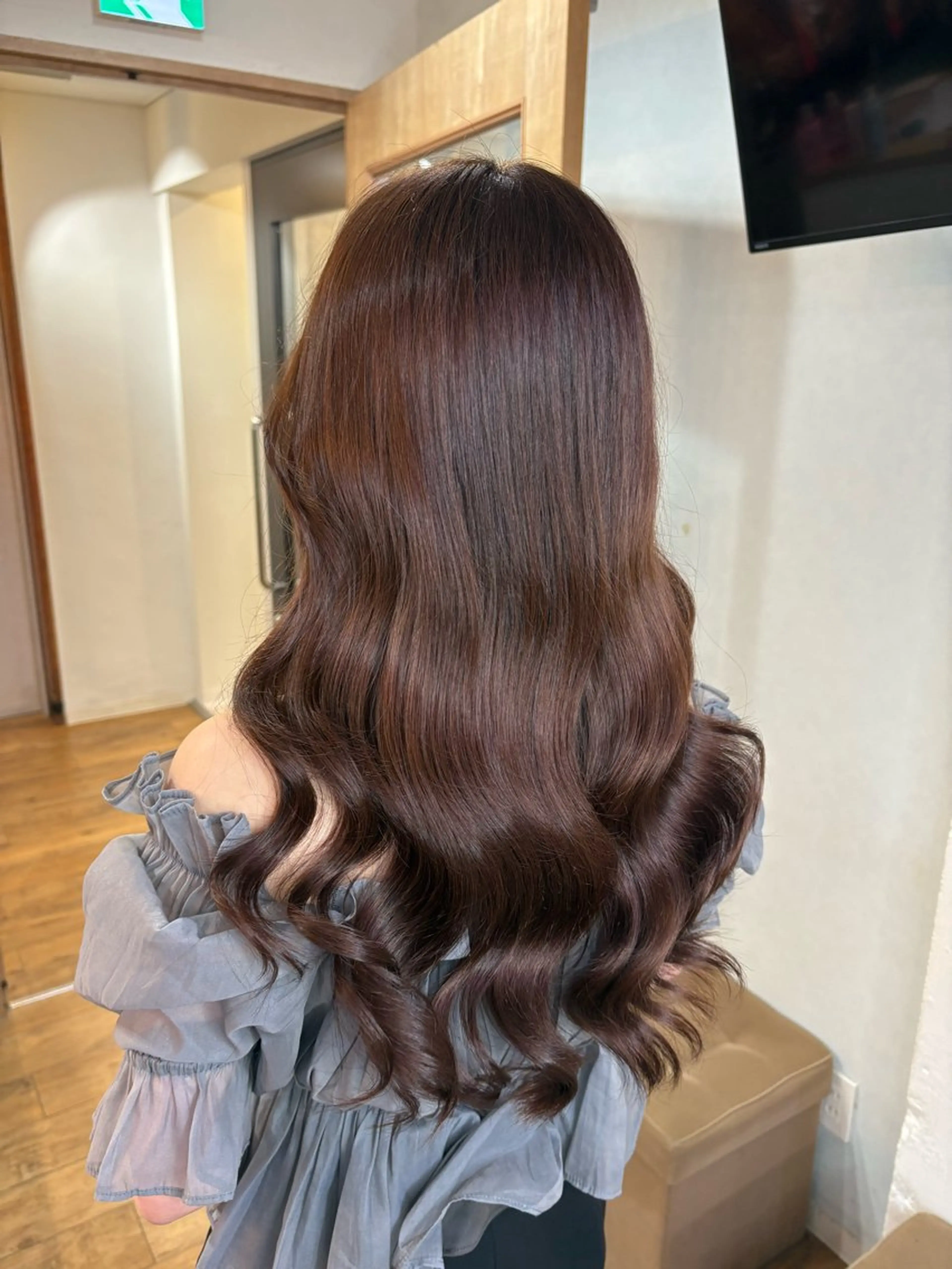 ロング カット ヘアカラー トリートメント Lapis所属・韓国レイヤーカット/ AIRIのヘアスタイル