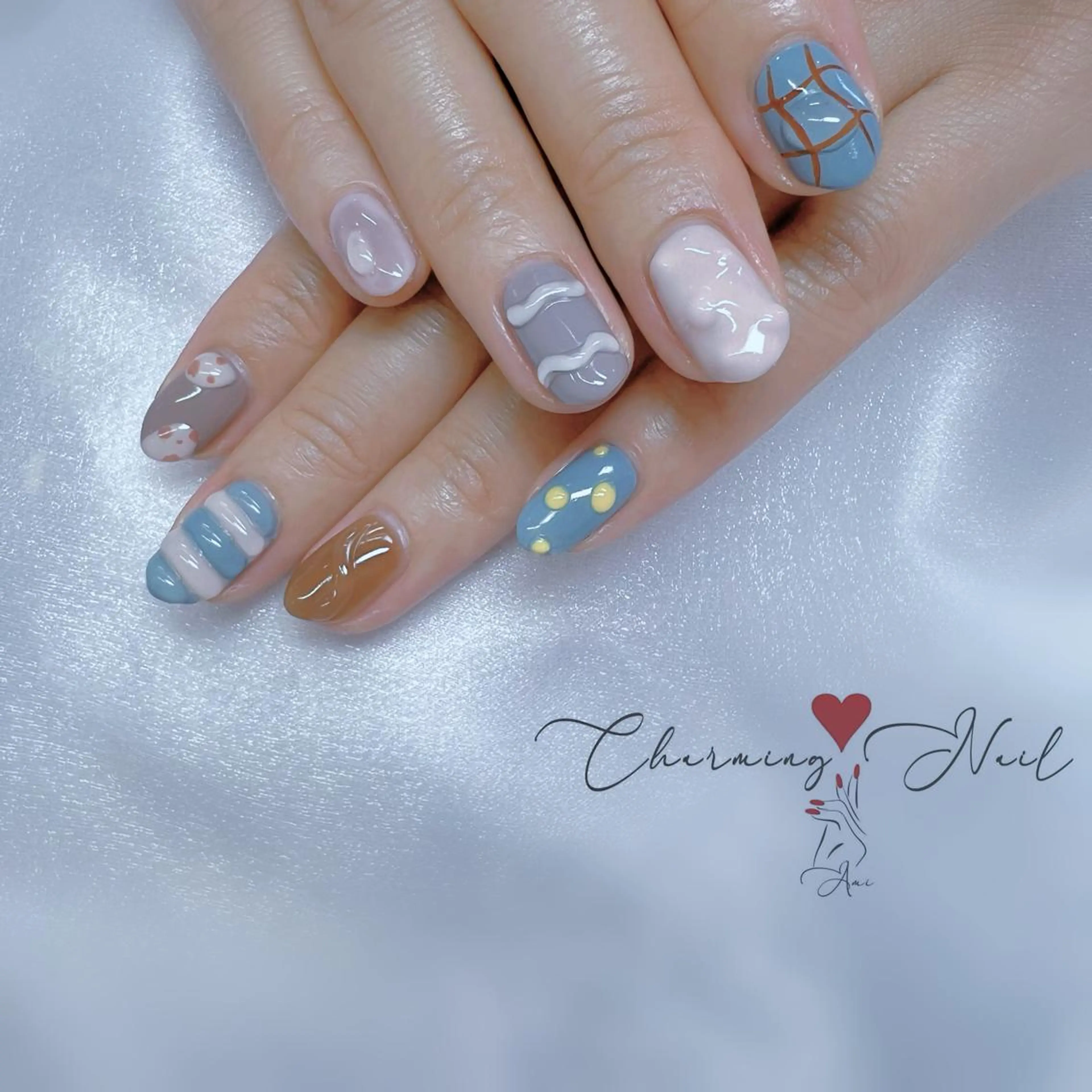 ネイル アートネイル ジェルネイル 持ち込み ぷっくりネイル Charming❤️Nail所属・Nailist Amiのその他イメージ