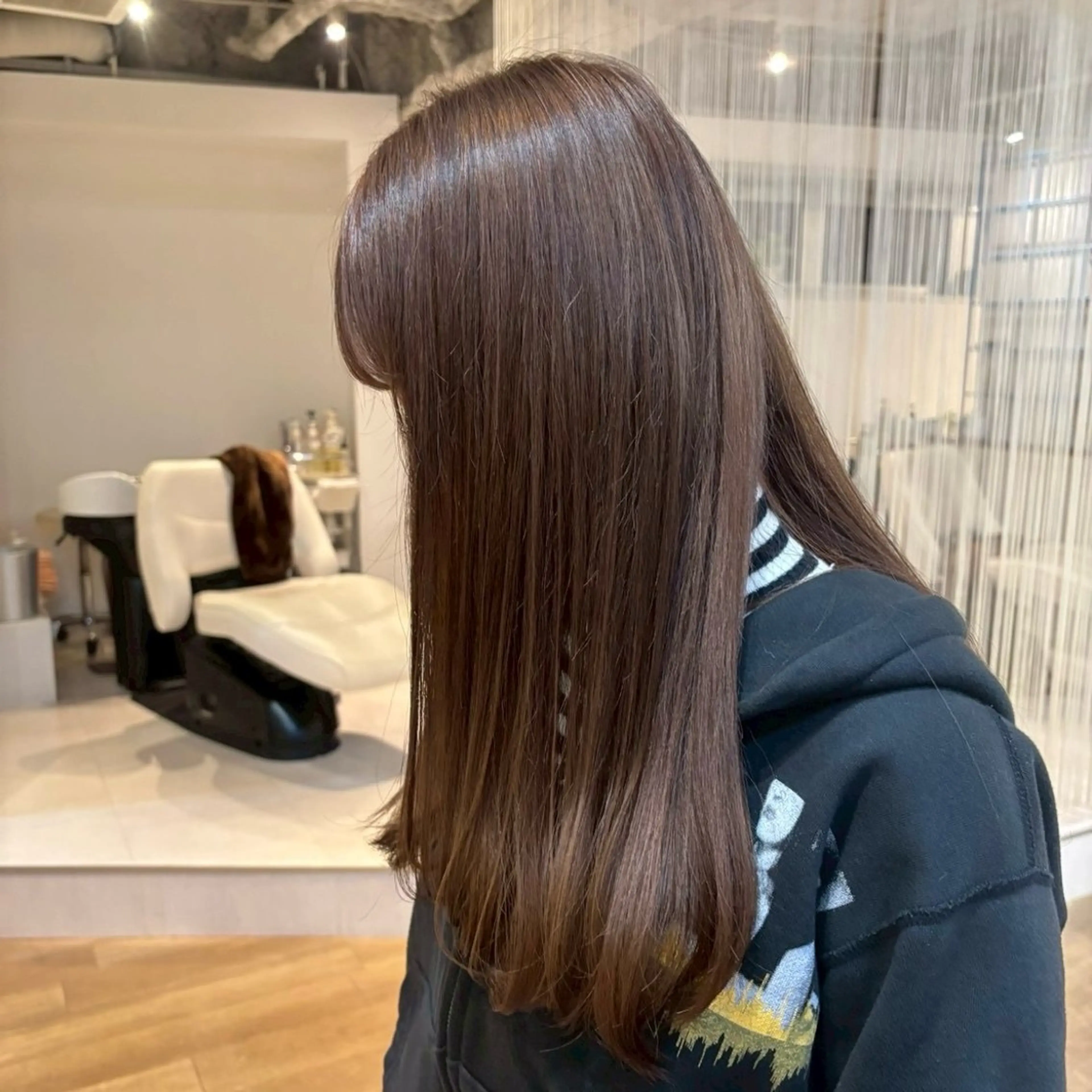 ロング カラー ヘアカラー トリートメント RINNO🌷艶髪/ 透明感&艶カラーのヘアスタイル