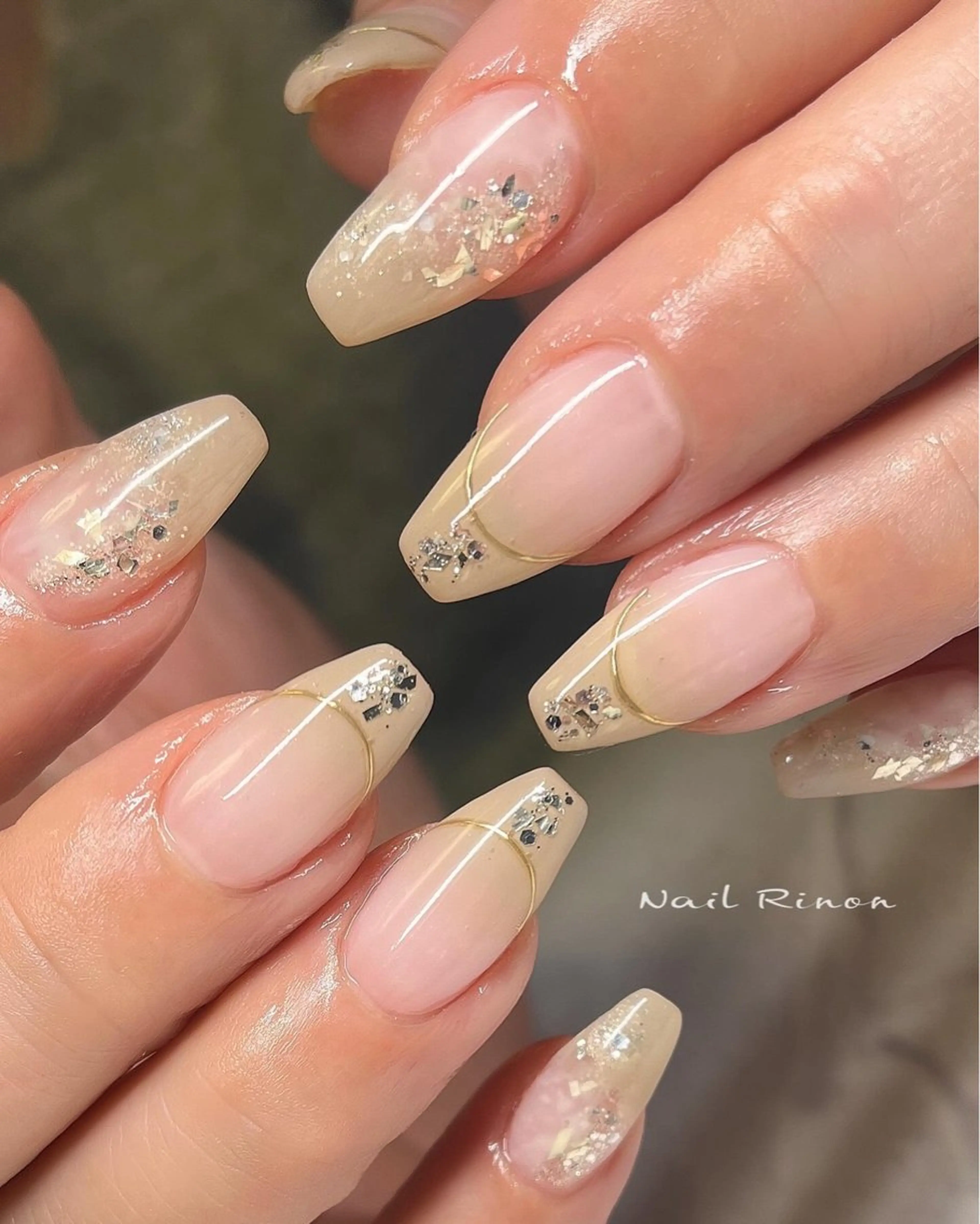 ネイル ニュアンスネイル ハンドネイル Nail Rinonのネイルデザイン