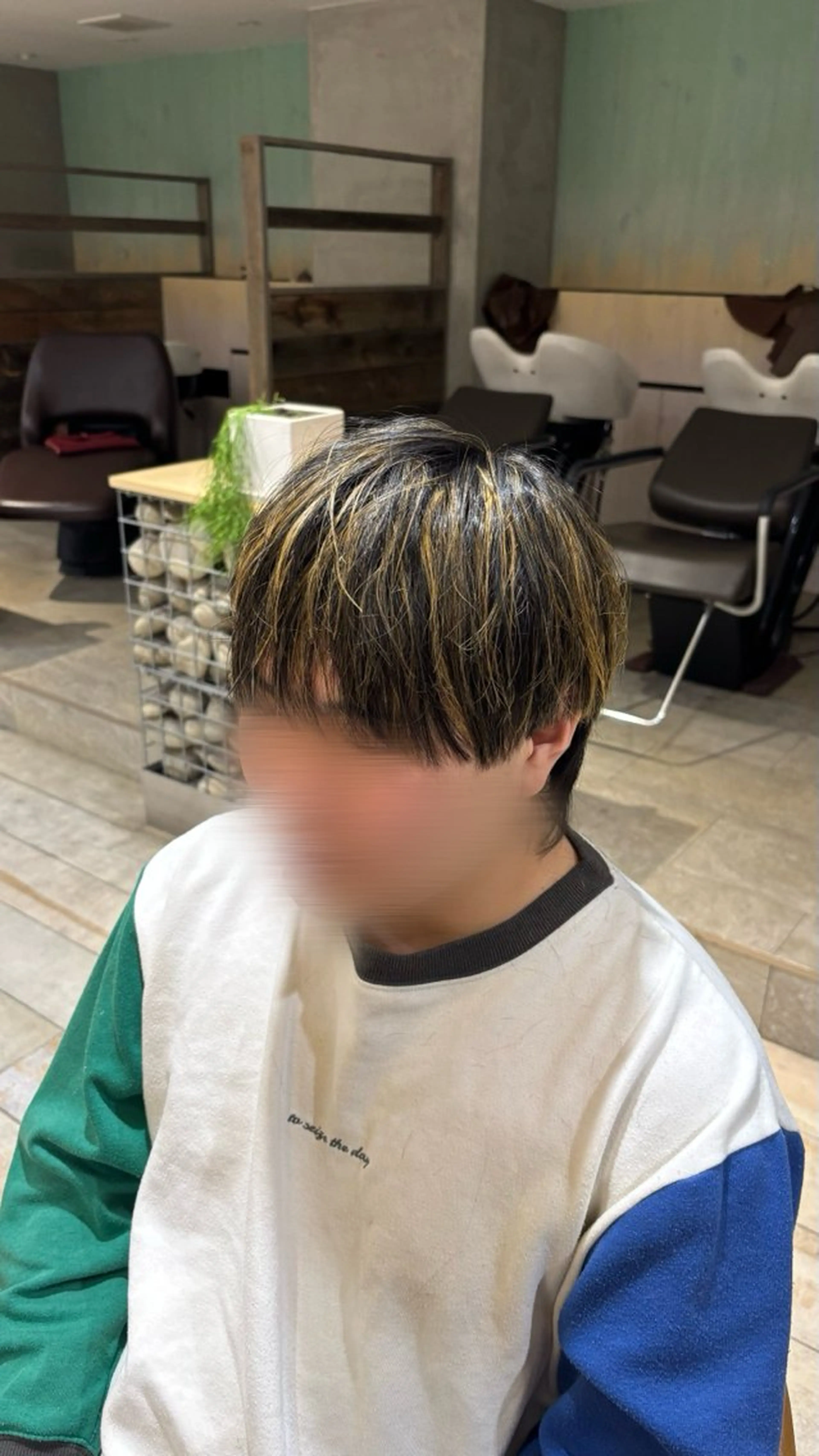 ショート カラー メンズ ヘアカラー EARTH三鷹 KOKOROのヘアスタイル