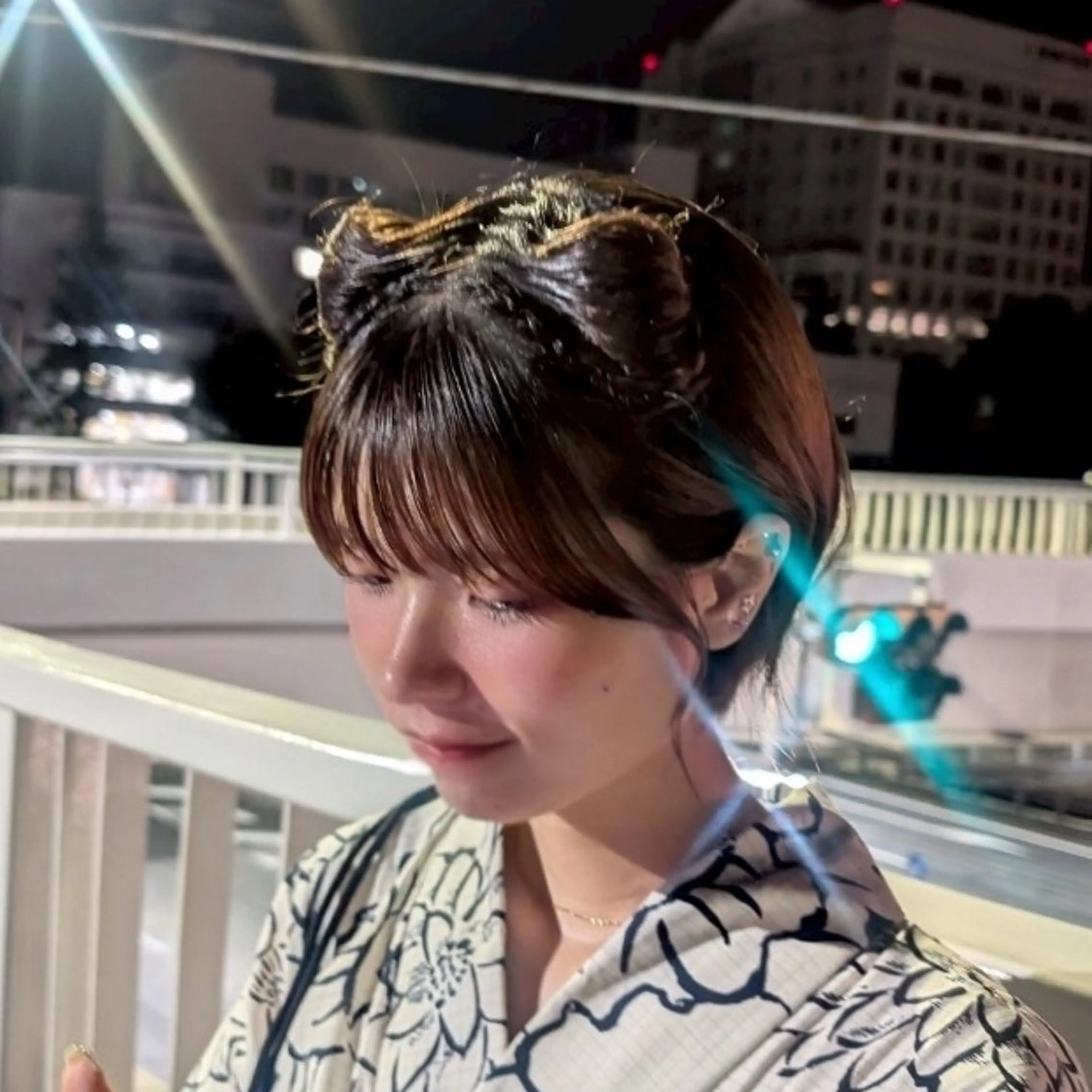 ショート ヘアアレンジ 彩桜/艶カラー/小顔 に見せるカット✂のヘアスタイル