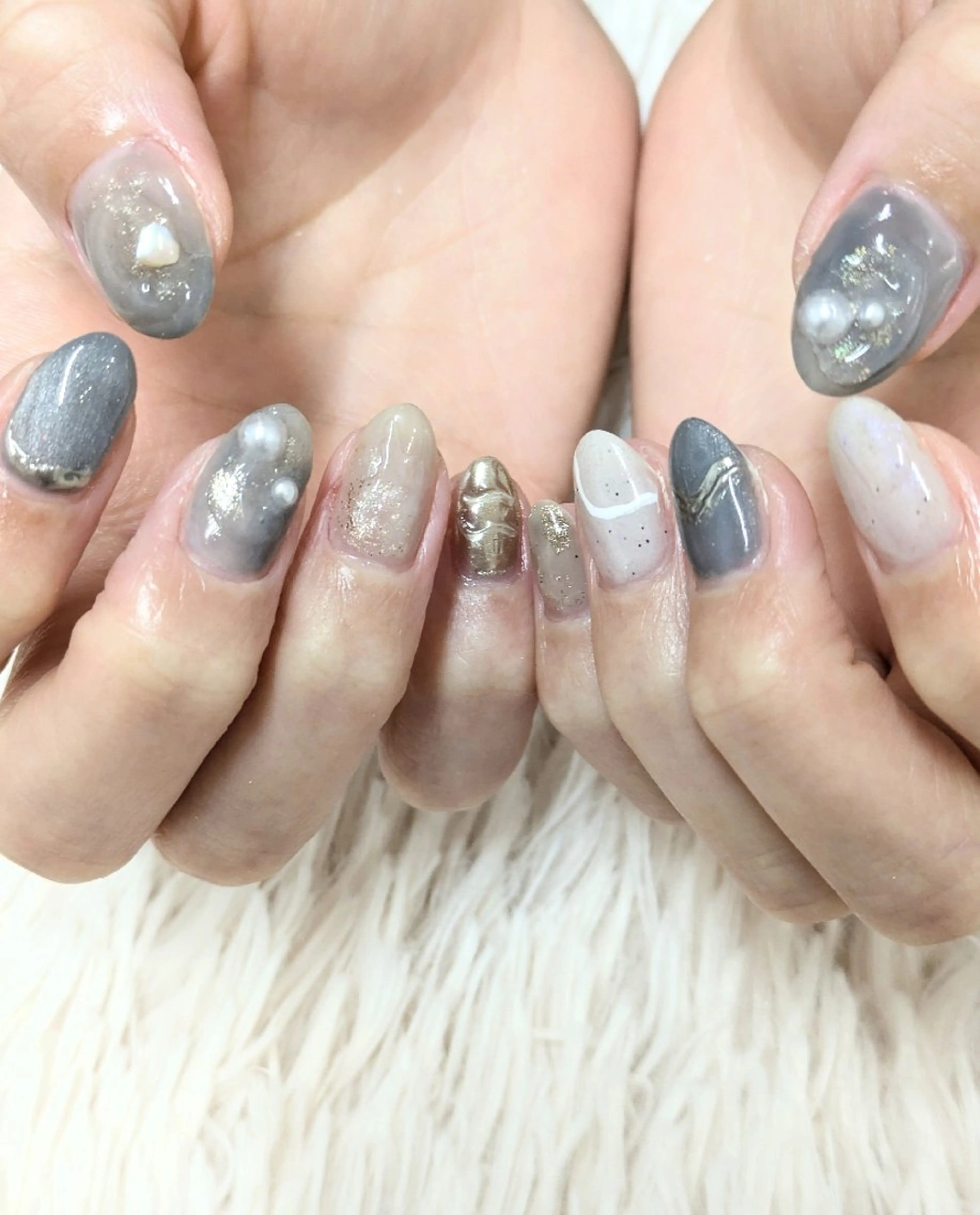 ネイル ハンドネイル 會田 瑠衣のネイルデザイン