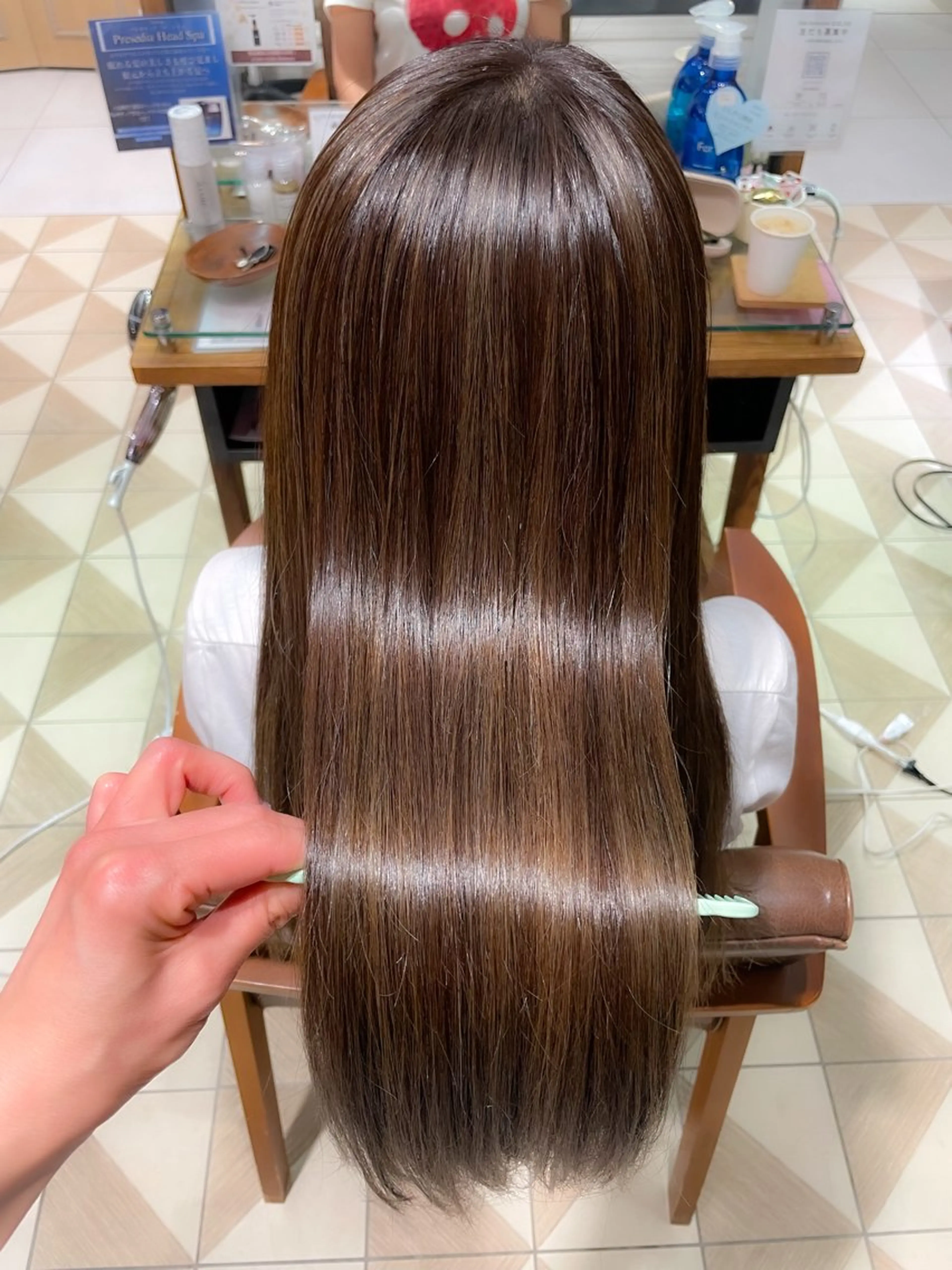 ロング 平川 楓のヘアスタイル